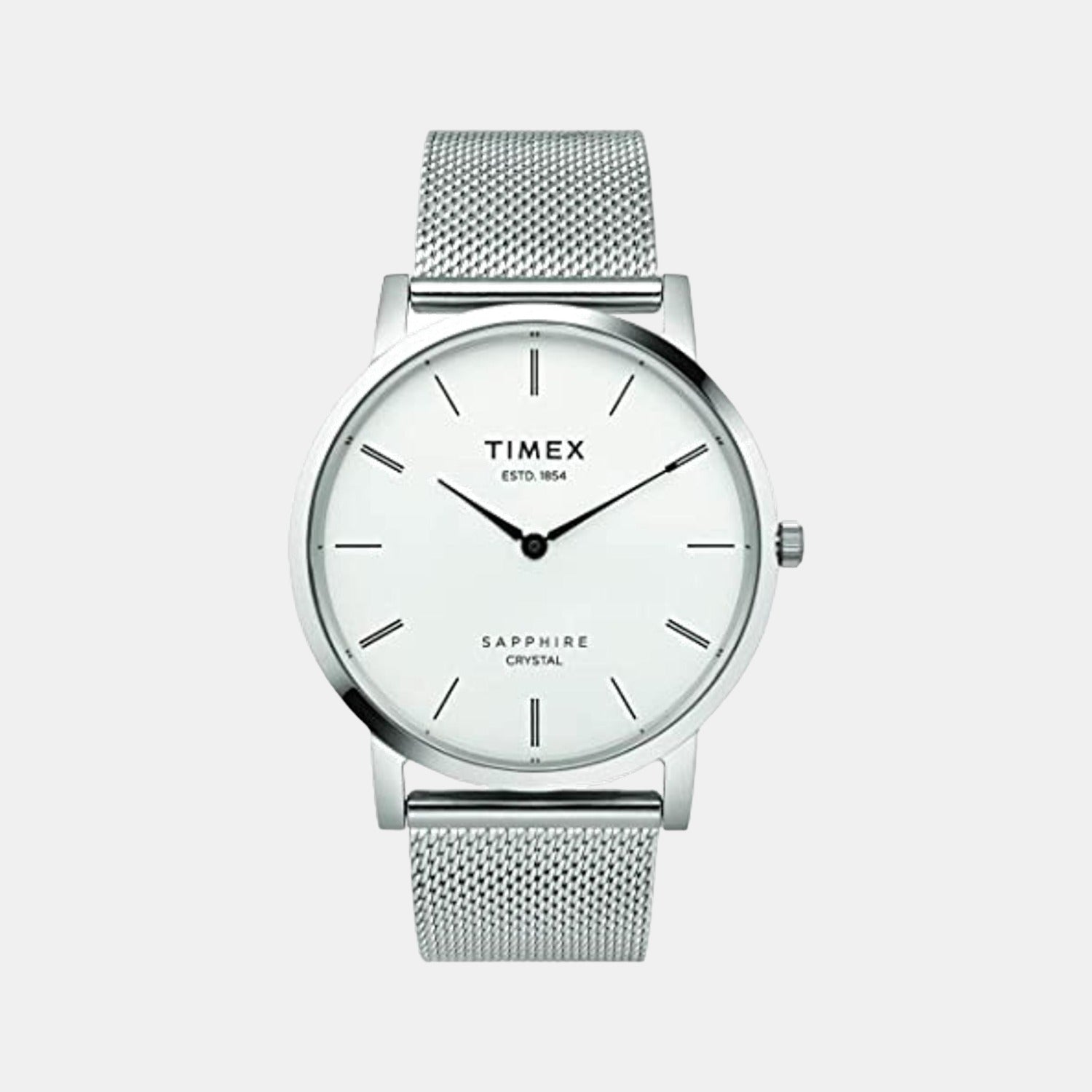 Timex Empera Men Quartz Silver Dial Analog Stainless Steel Watch TWEG17410