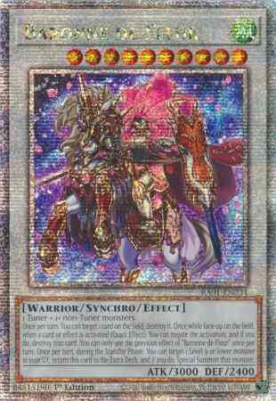 Yu-Gi-Oh! Baronne de Fleur - RA01-EN034 - Quarter Century Secret Rare - 1st Edition
