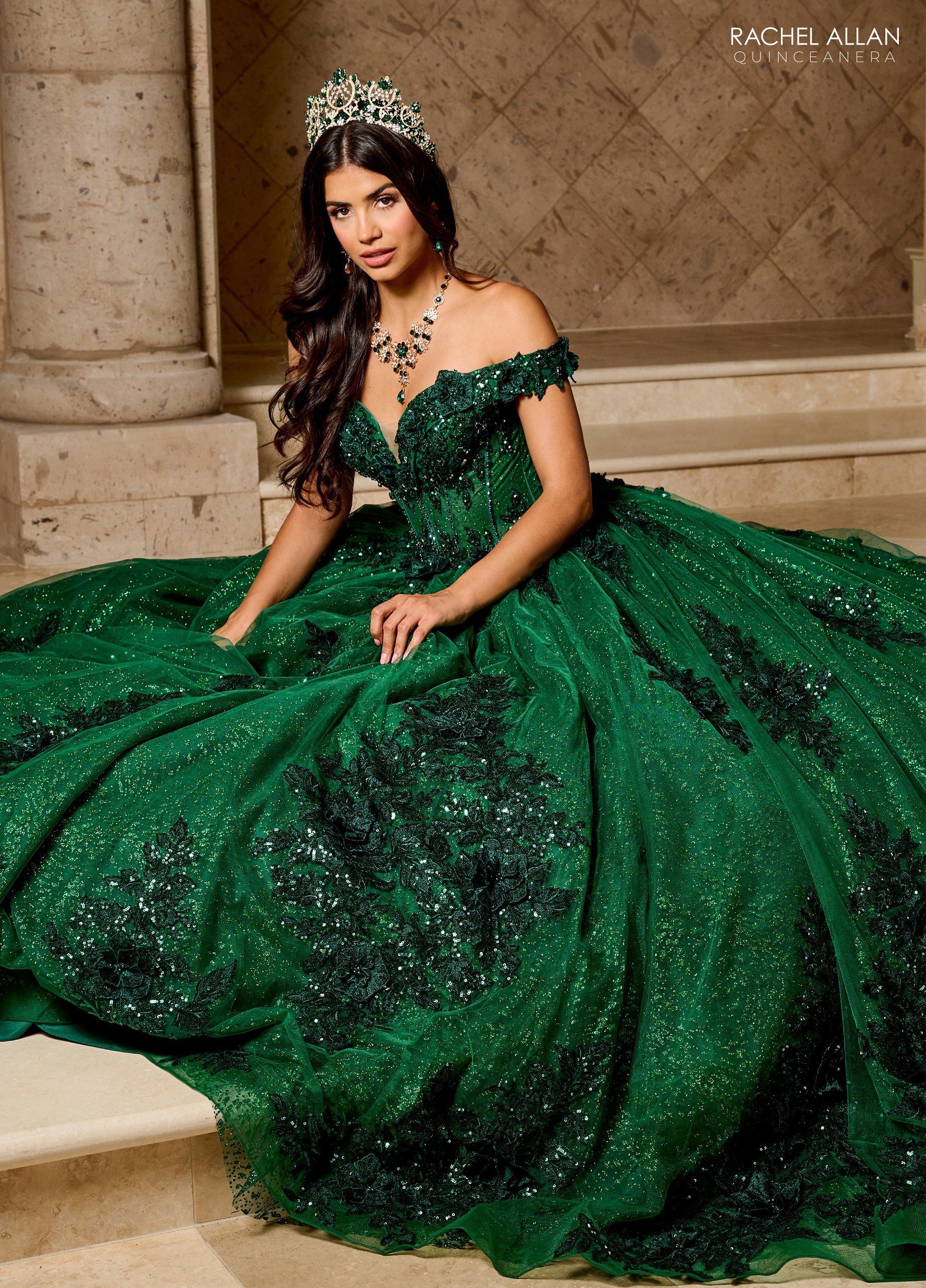 Mary's Bridal Off Shoulder Quinceanera Dress by Rachel Allan RQ2215 - view 10
