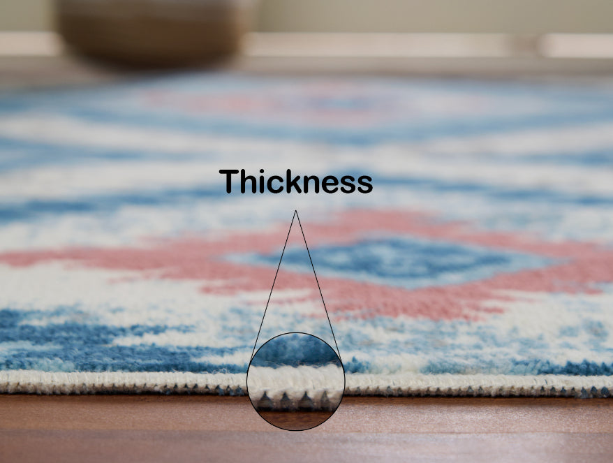 Spaces India Anti Skid Teal Wonder Full Carpet By Welspun - view 8