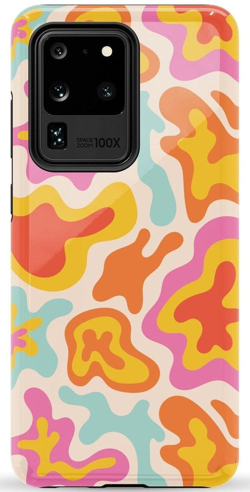 Casetry Tropical Color Splash | Abstract Retro Samsung Case - view 42