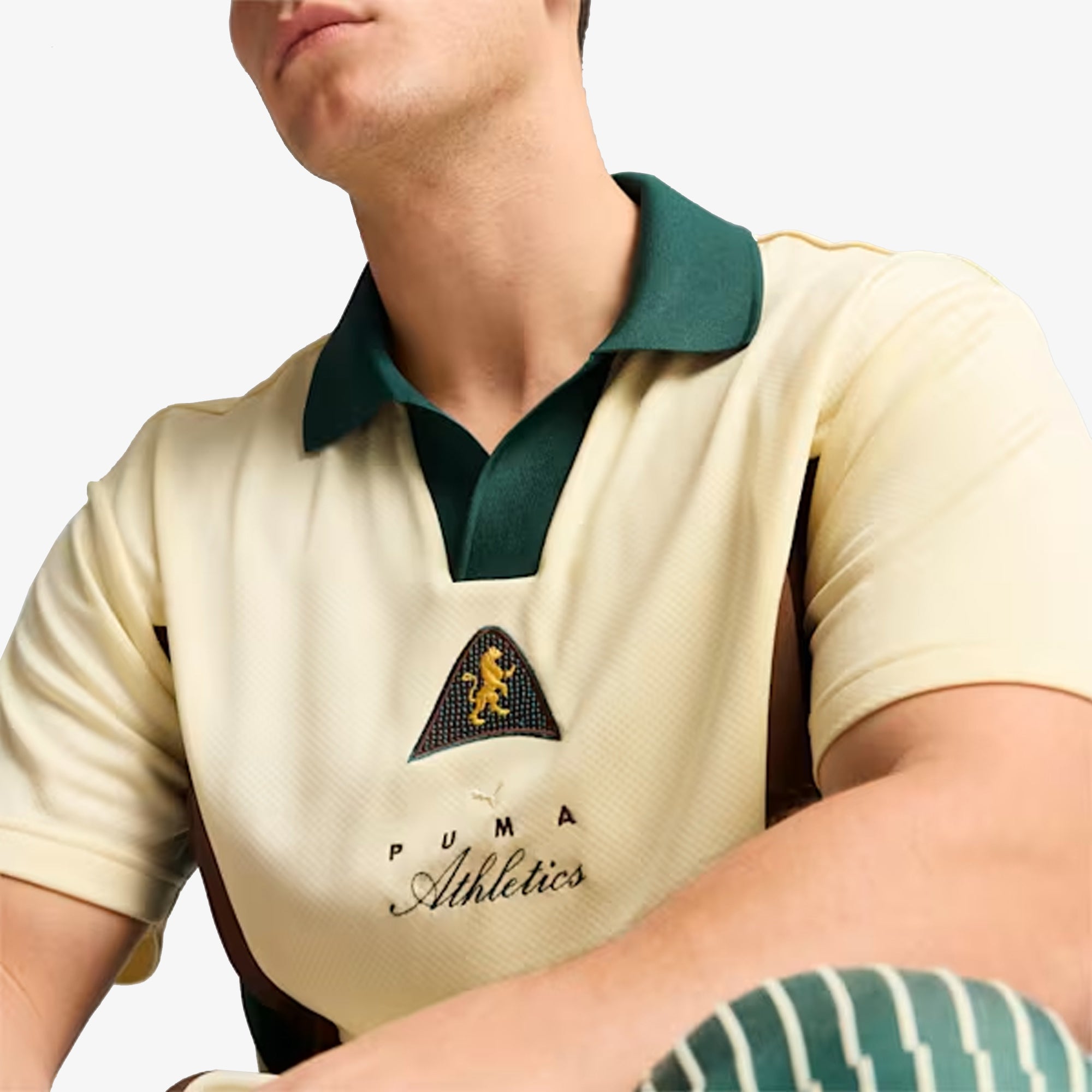Puma | Players Lane Relaxed Fit Jersey { Creamy Vanilla - view 6