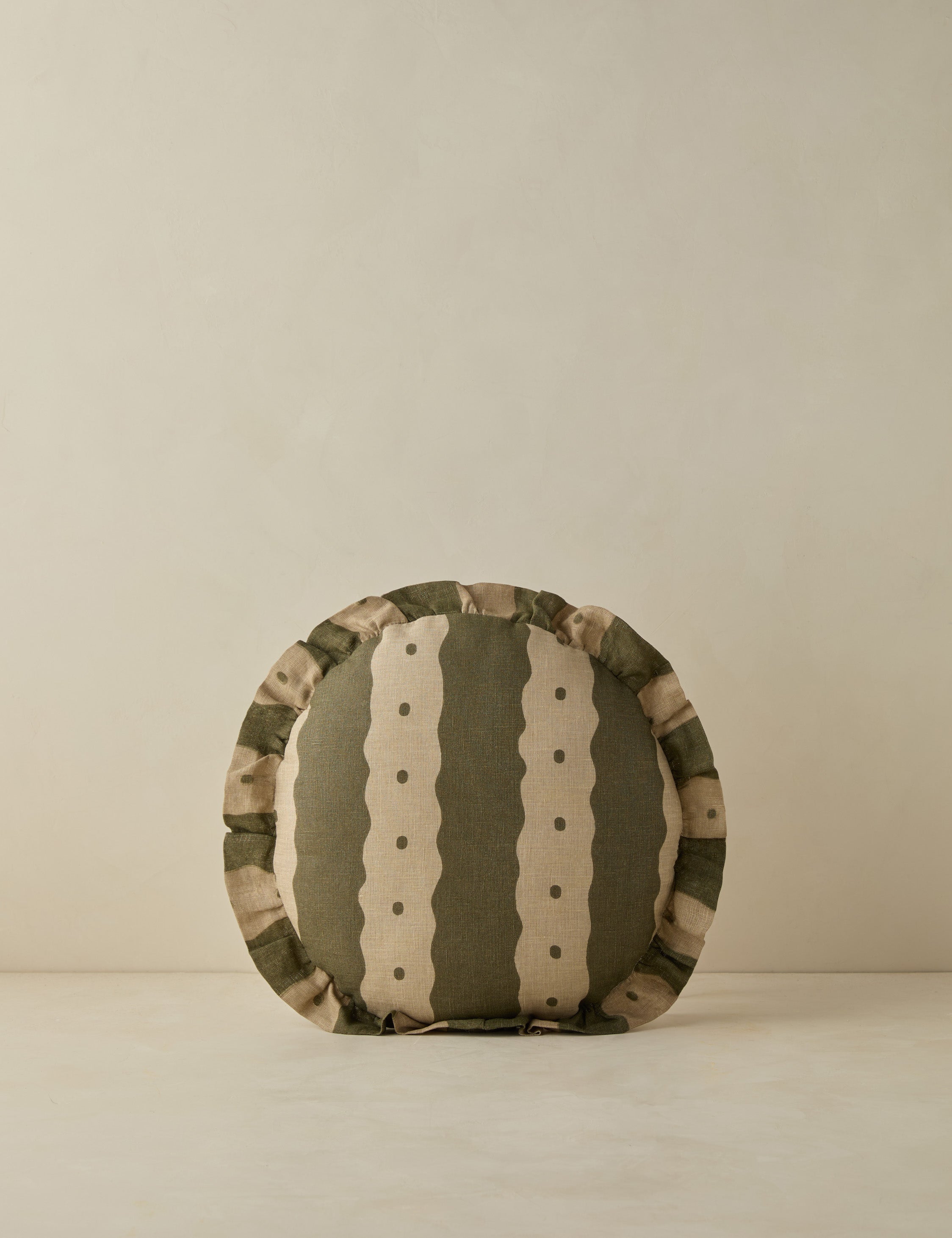 Lulu and Georgia Dotti Linen Pillow by Sarah Sherman Samuel - view 2