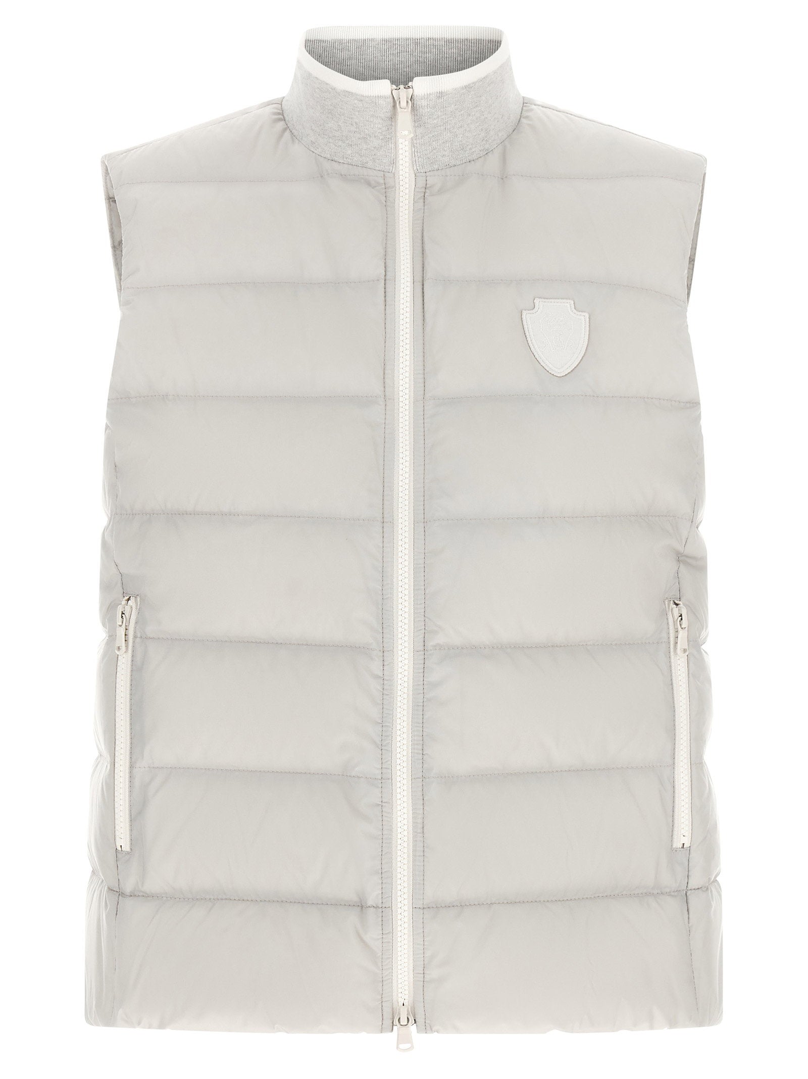 Brunello Cucinelli Heraldic Patch Vest – 100% polyester