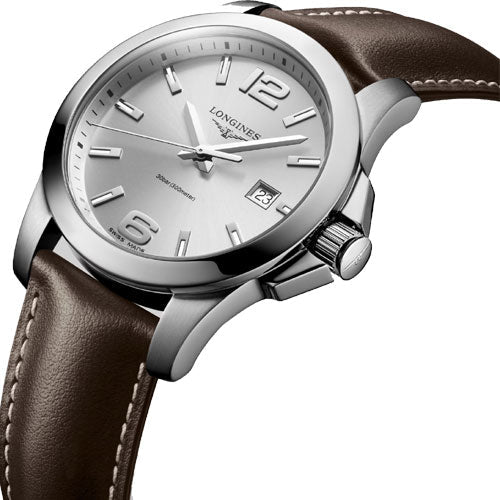 Longines Conquest Silver dial Men 41mm - view 2