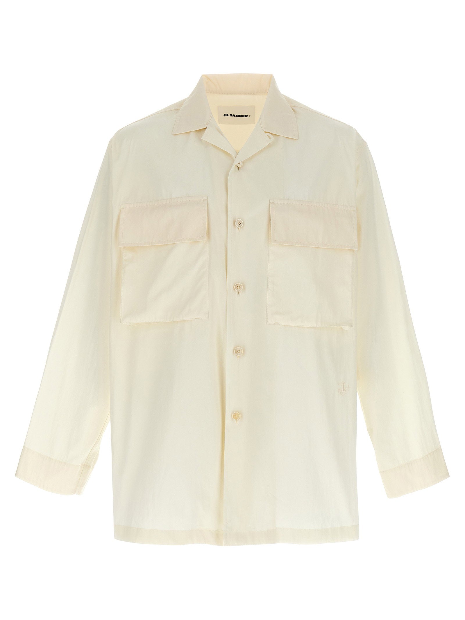 Jil Sander Logo Embroidery Shirt – 100% cotton