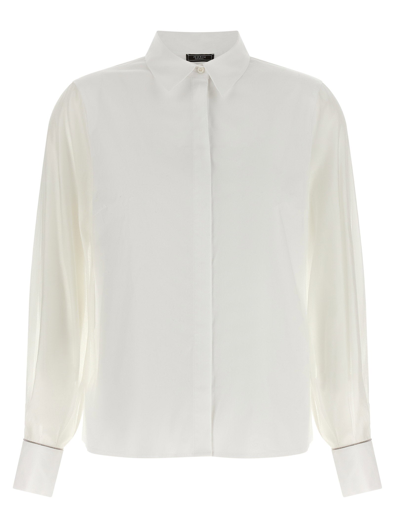 Peserico Stretch Cotton Shirt – 97% cotton, 3% elastane