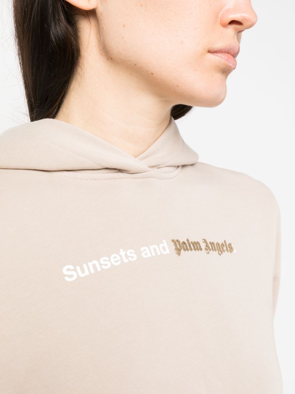 Palm Angels Sunset cotton hoodie – 100% Cotton - view 2