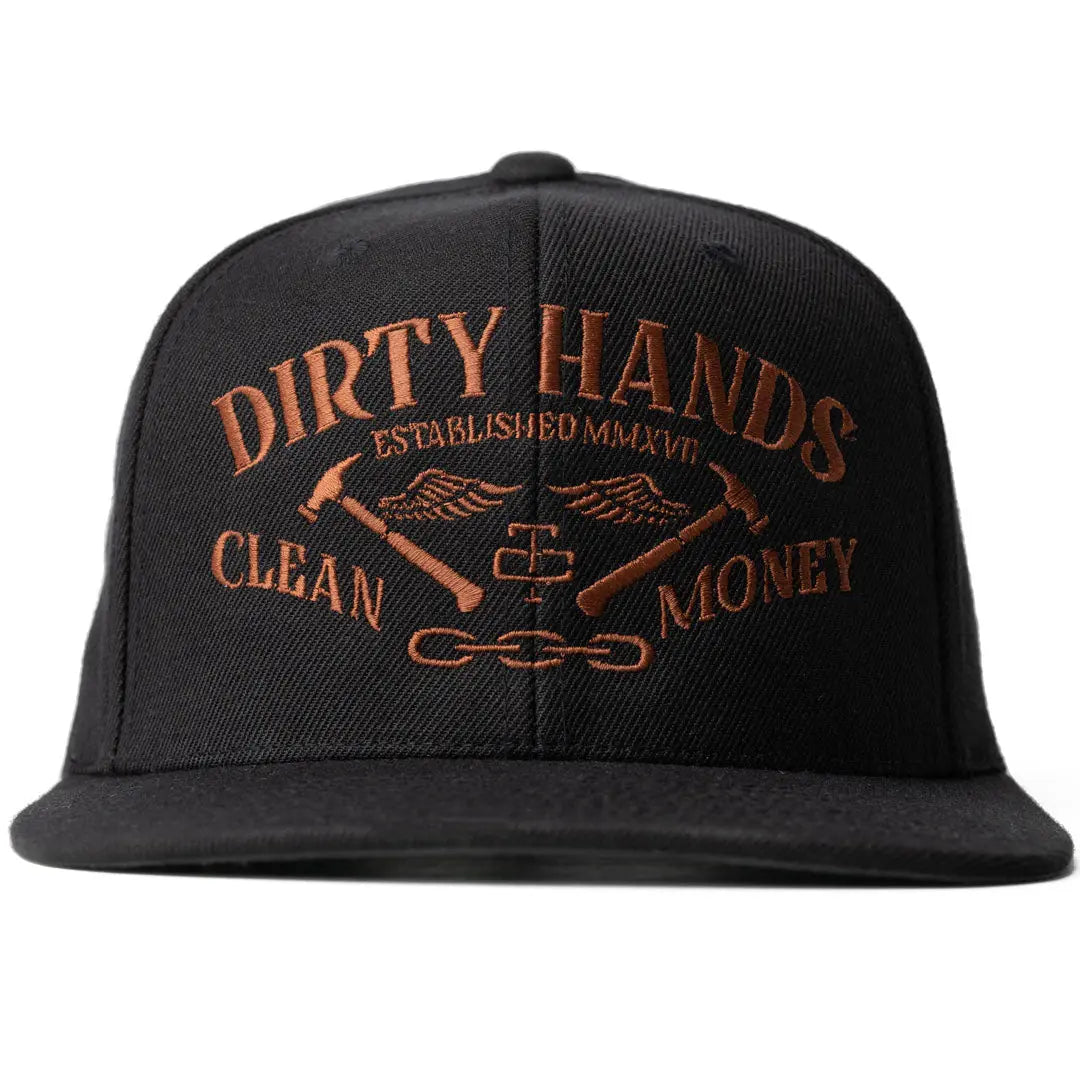 Radial Catena Snapback Hat – Black - view 2
