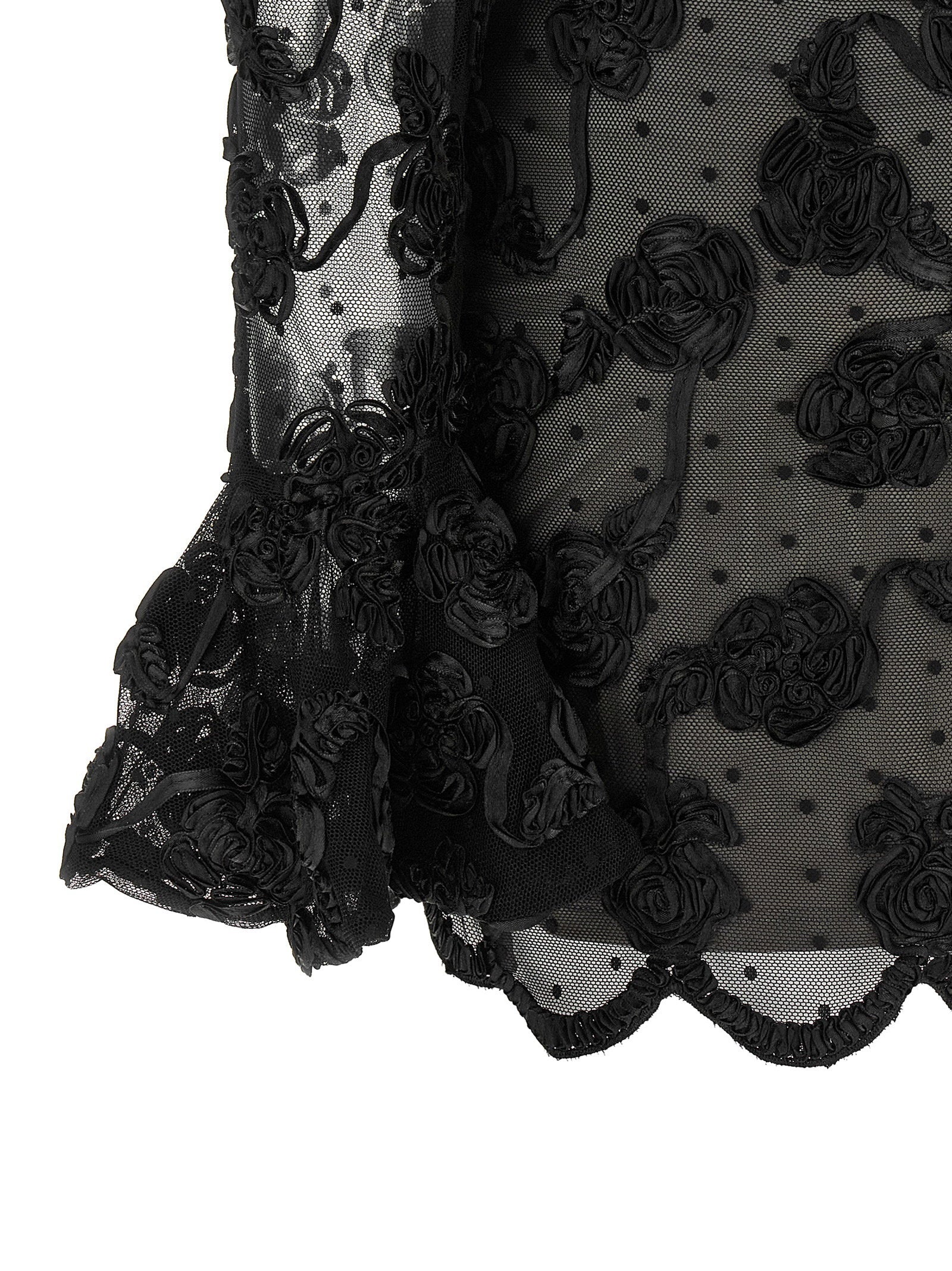 Rotate Birger Christensen Flower Mesh Dress - view 4