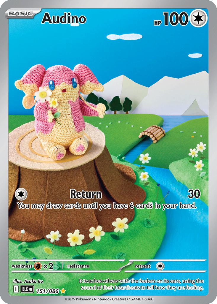 Illustration rare sv105b-151 – Pokémon Audino - 151/086 - Illustration Rare [sv105b-151] [Ultra]
