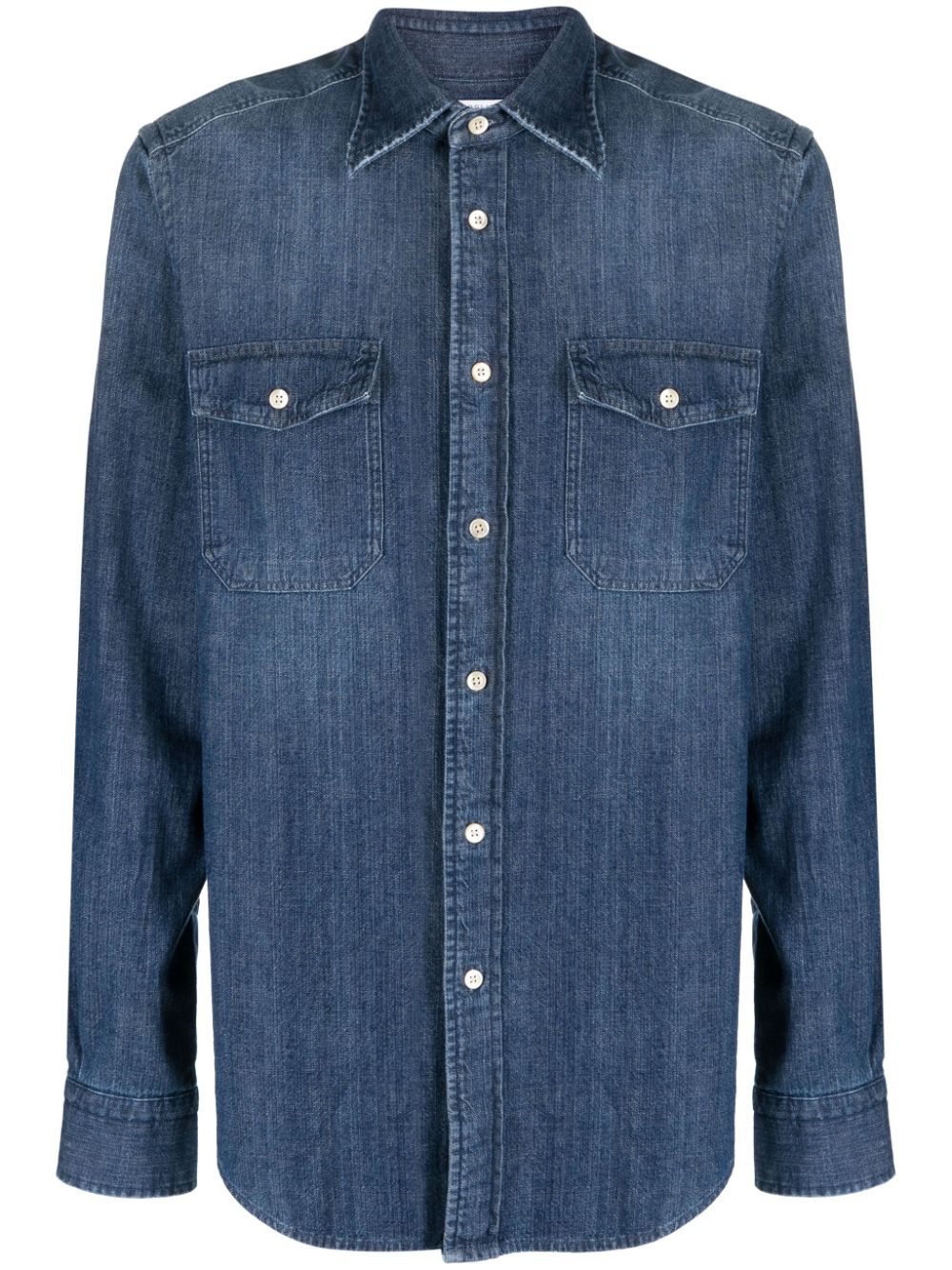 Boglioli Denim button-down shirt – 100% cotton