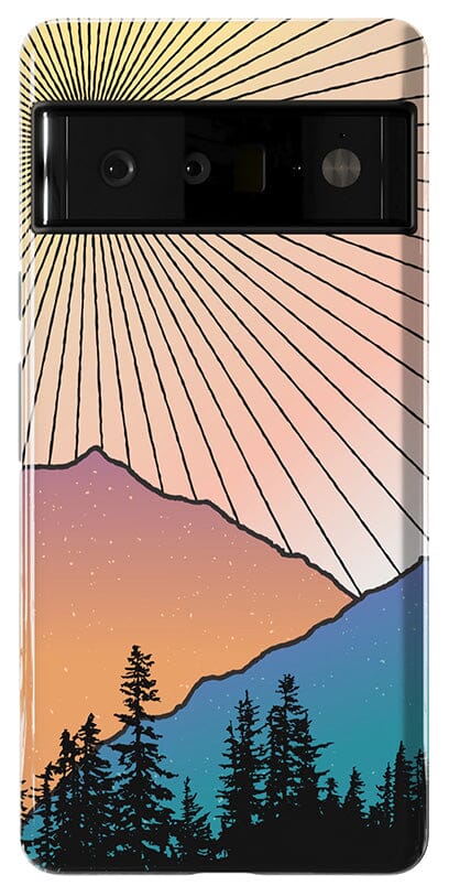 Casetry Golden Hour | Mountain Sunset Google Pixel Case - view 5