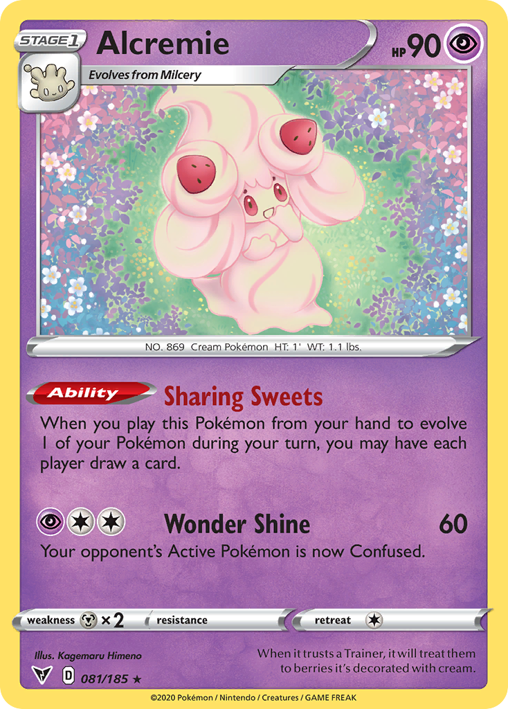 Rare swsh4-081 reverse – Pokémon Alcremie - 081/185 - Rare [swsh4-081] [Reverse Holo] - Alcremie - 081/185 - Rare
