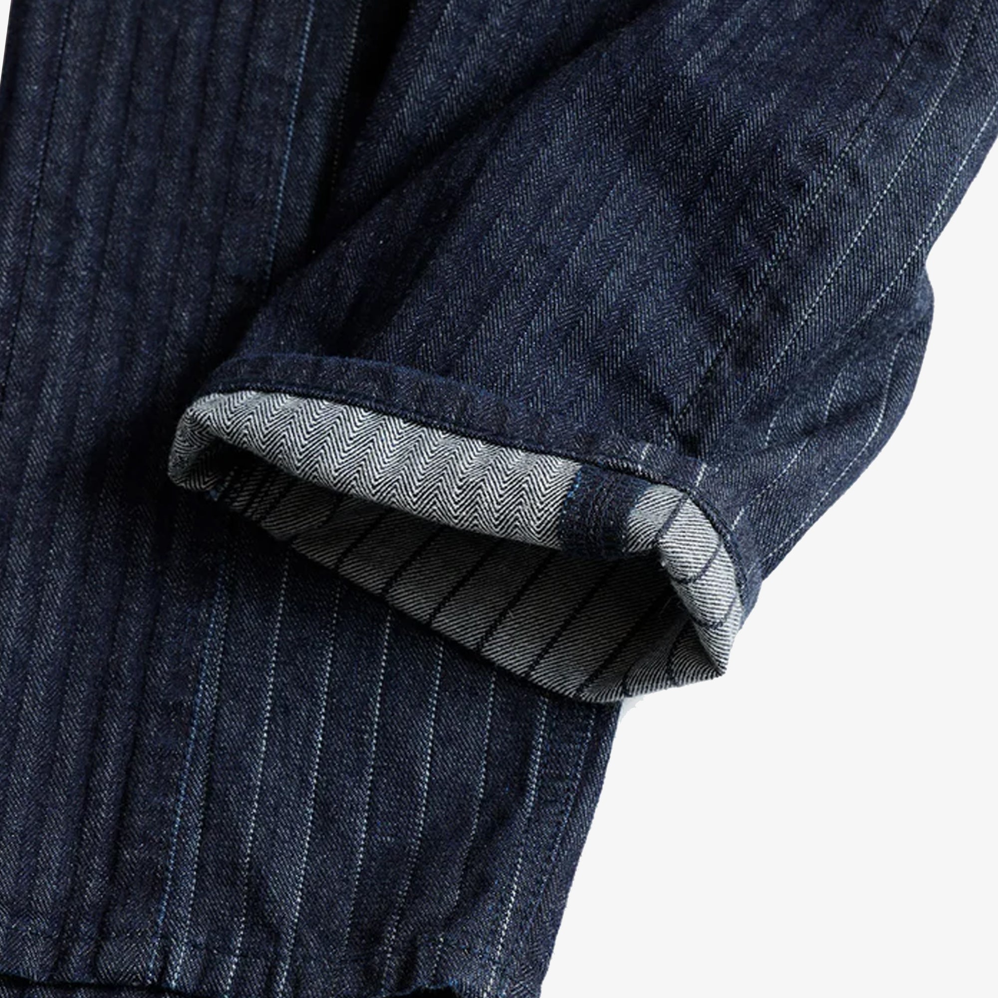 Fdmtl | Patchwork Pants Rinse { Indigo - view 5