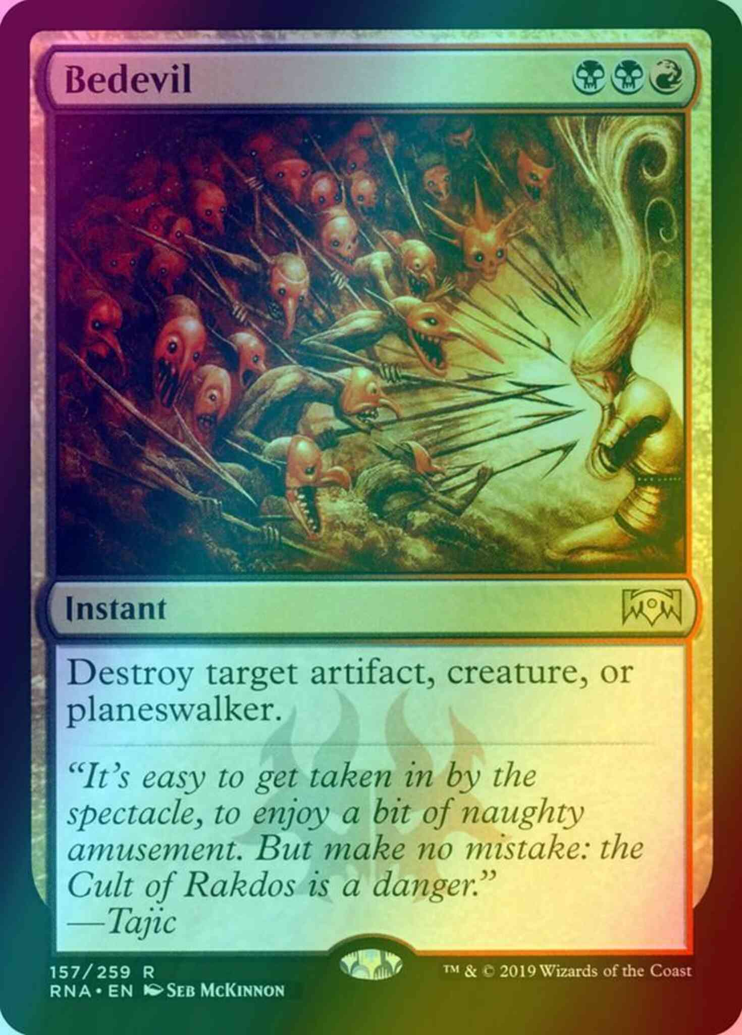 Bedevil 157 ravnica – Magic Bedevil [157] [Ravnica Allegiance] [Foil]