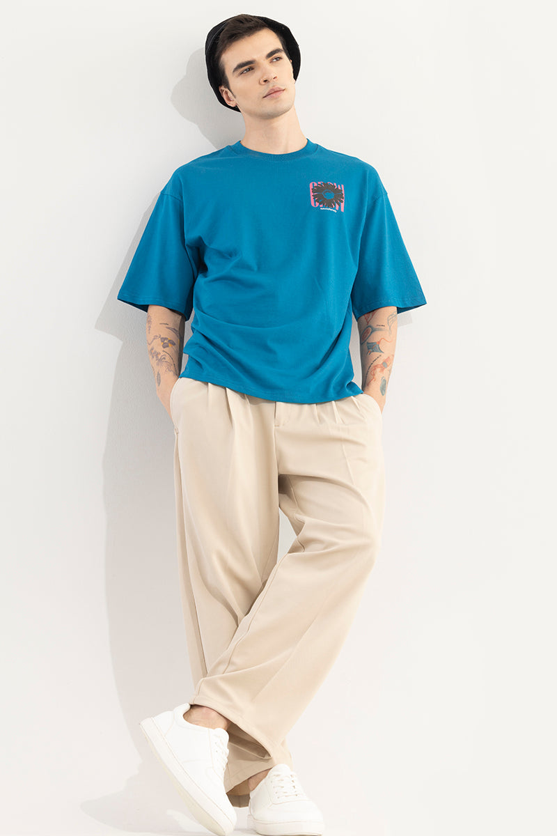SNITCH Natures Remedy Blue Oversized T-Shirt - view 3
