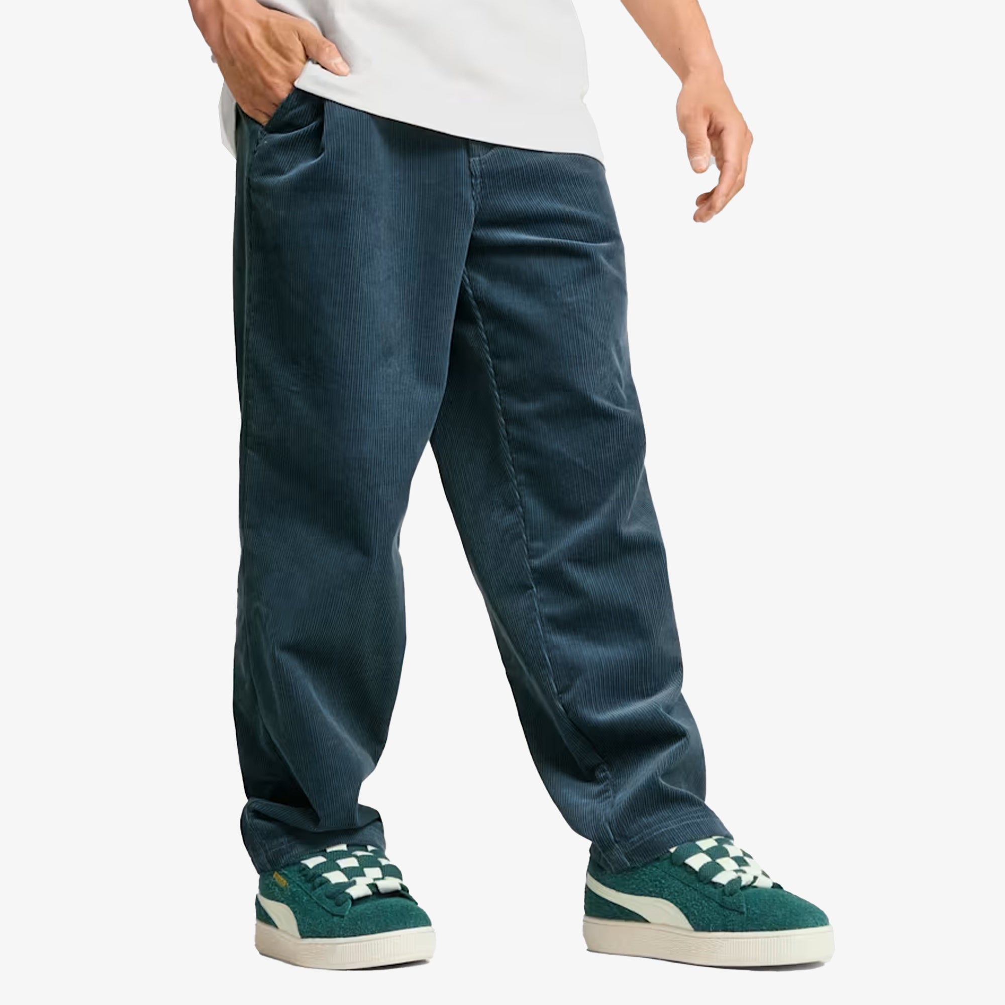 Puma | Mmq Corduroy Pants { Gray Skies
