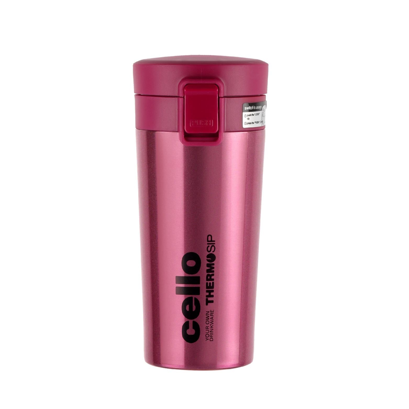 Cello Monty Flask, Vacusteel Water Bottle, 300ml - view 4