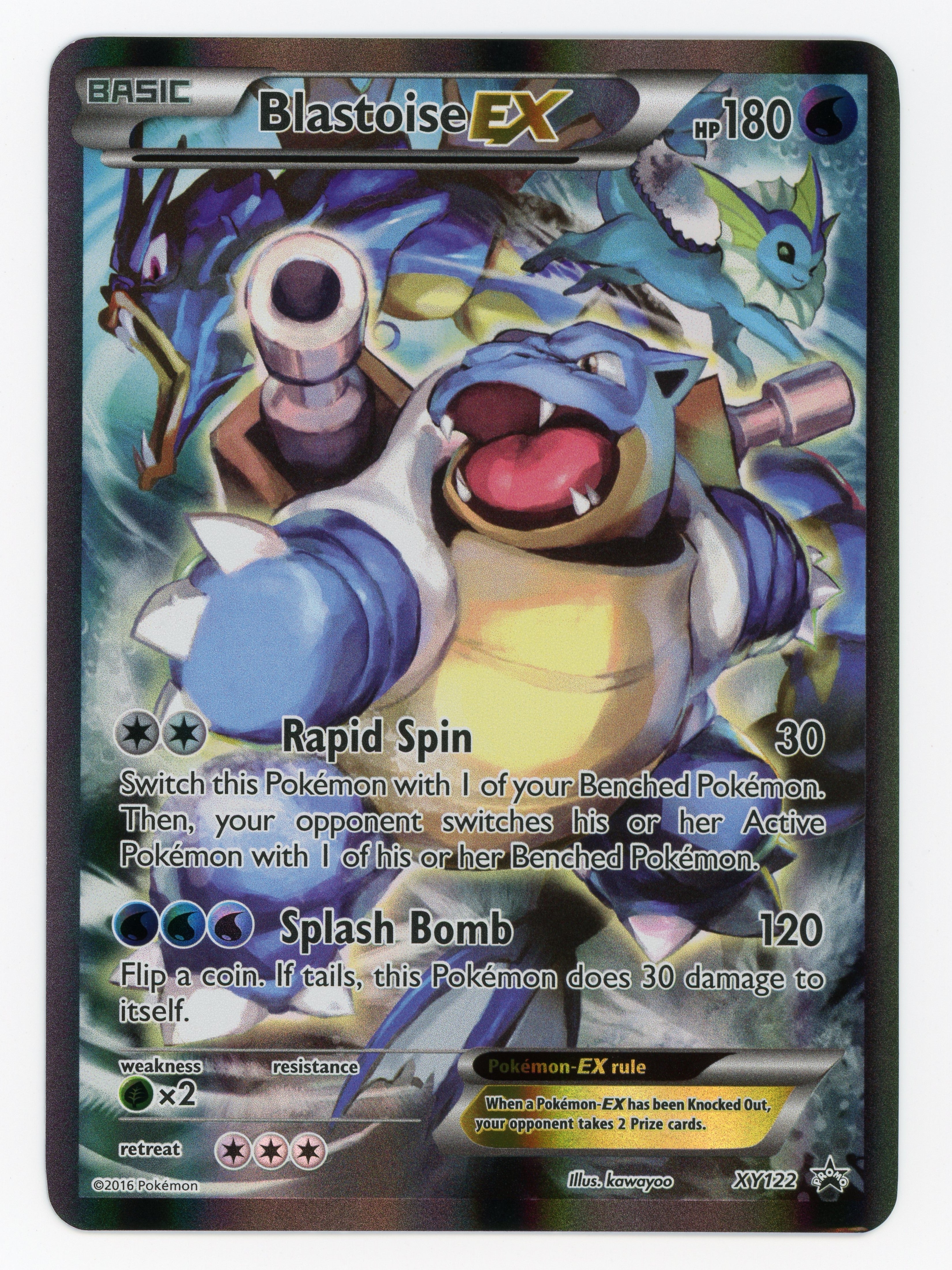 Pokémon Blastoise-EX - XY122 - Promo - Ultra Rare - Scan 14890