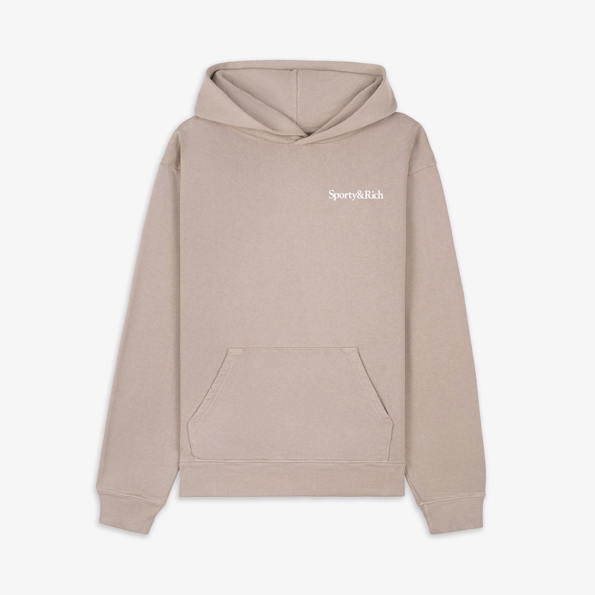 Sporty & Rich | Health Is Wealth Hoodie { Elephant/white