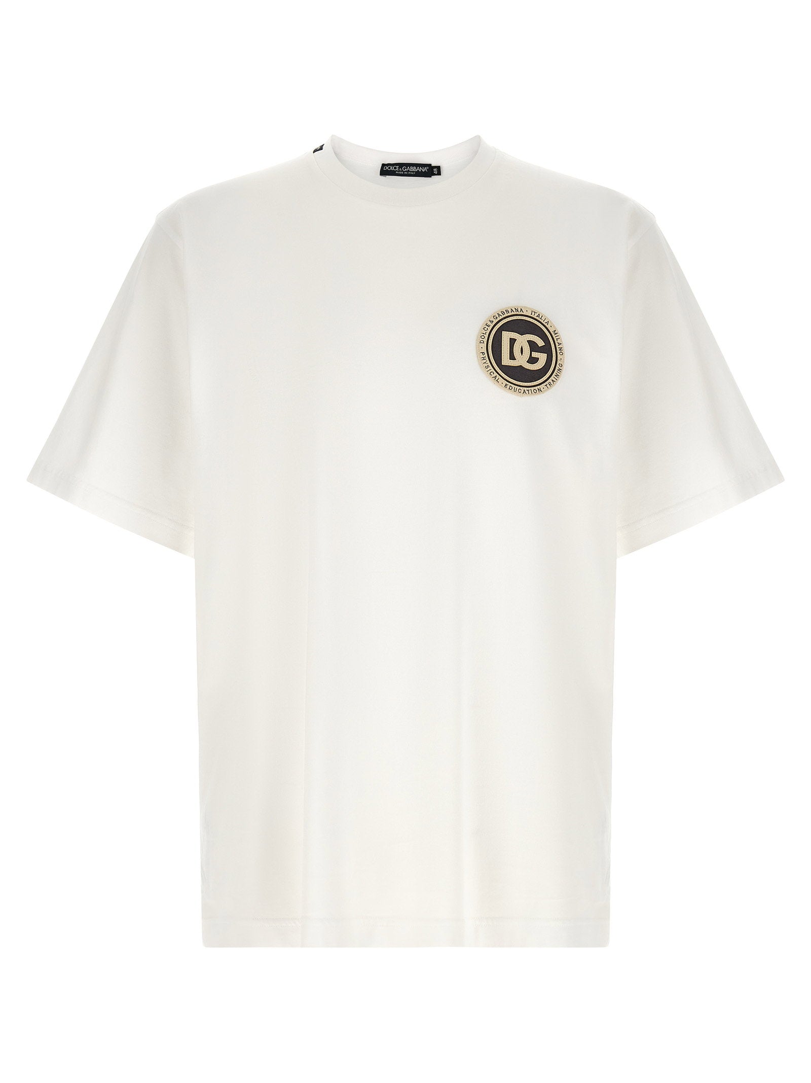 Dolce & Gabbana Dg Patch T-shirt – 100% cotton