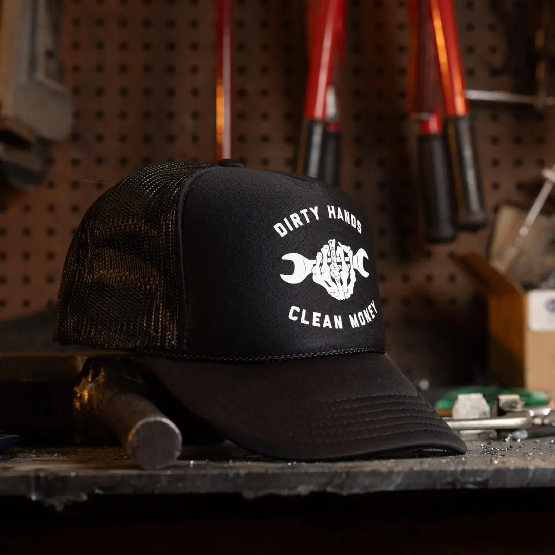 Radial Death To Degrees Foam Trucker Hat – Black - view 2