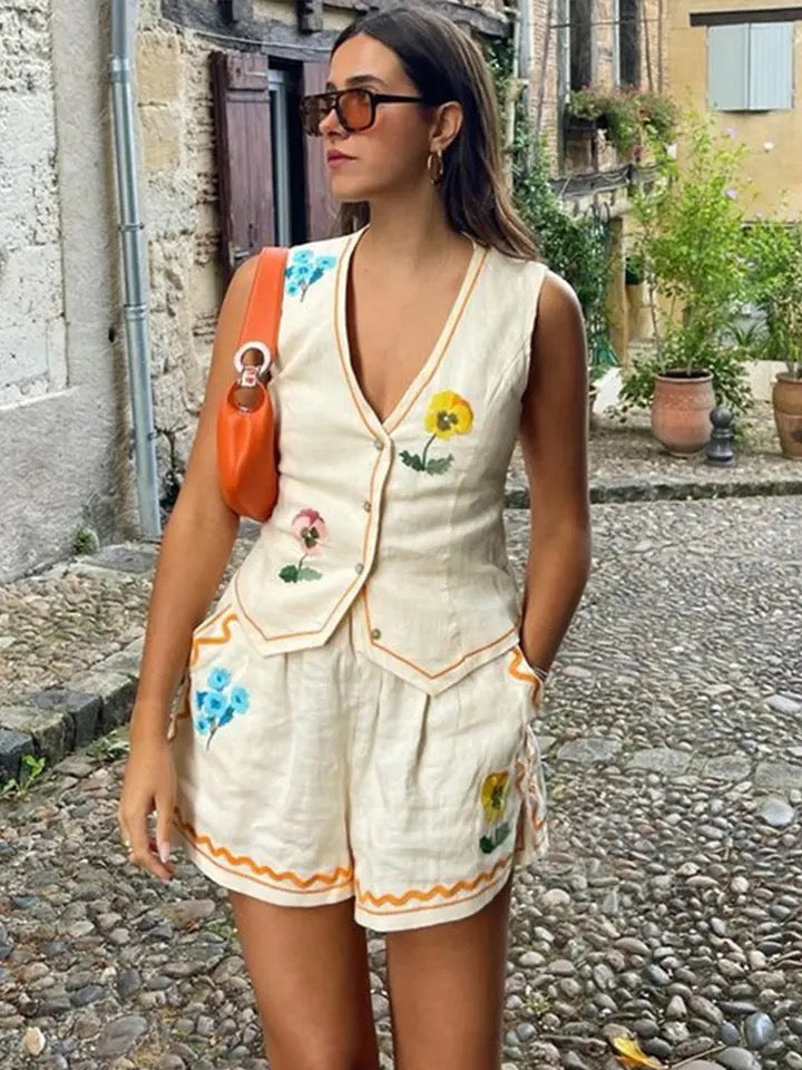 Alamode By Akanksha Maiko Summer Printed 2 Pc Coord Set