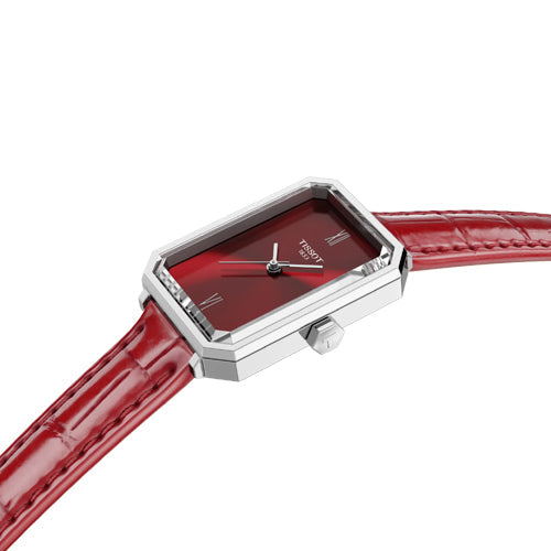 Tissot T-Classic SRV Red Dial Women 30mm T160.110.16.423.00 - view 5