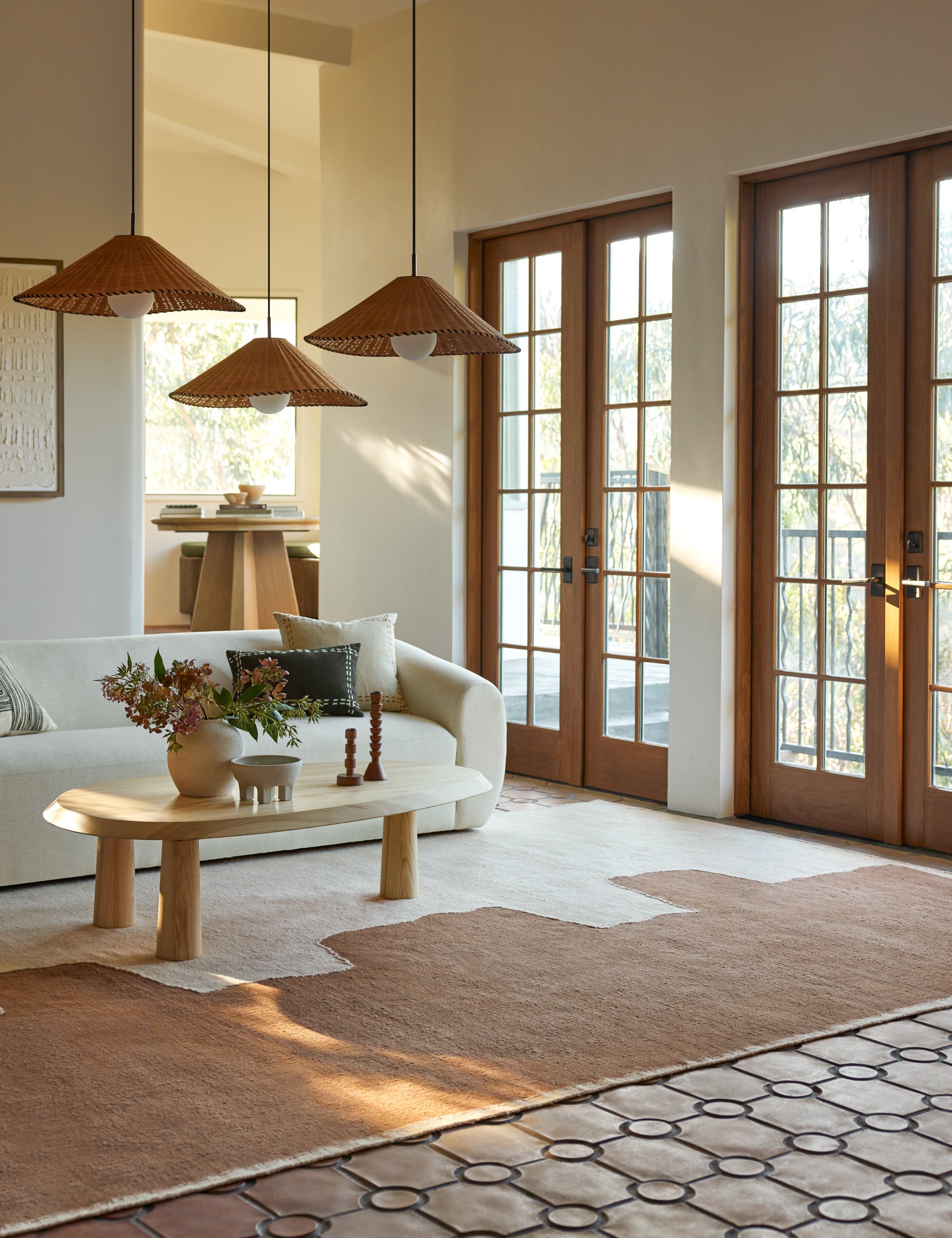 Lulu and Georgia Butte Flatweave Linen Rug by Élan Byrd - view 2