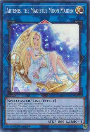 Artemis the magistus – Yu-Gi-Oh! Artemis, the Magistus Moon Maiden - RA01-EN049 - Super Rare - 1st Edition