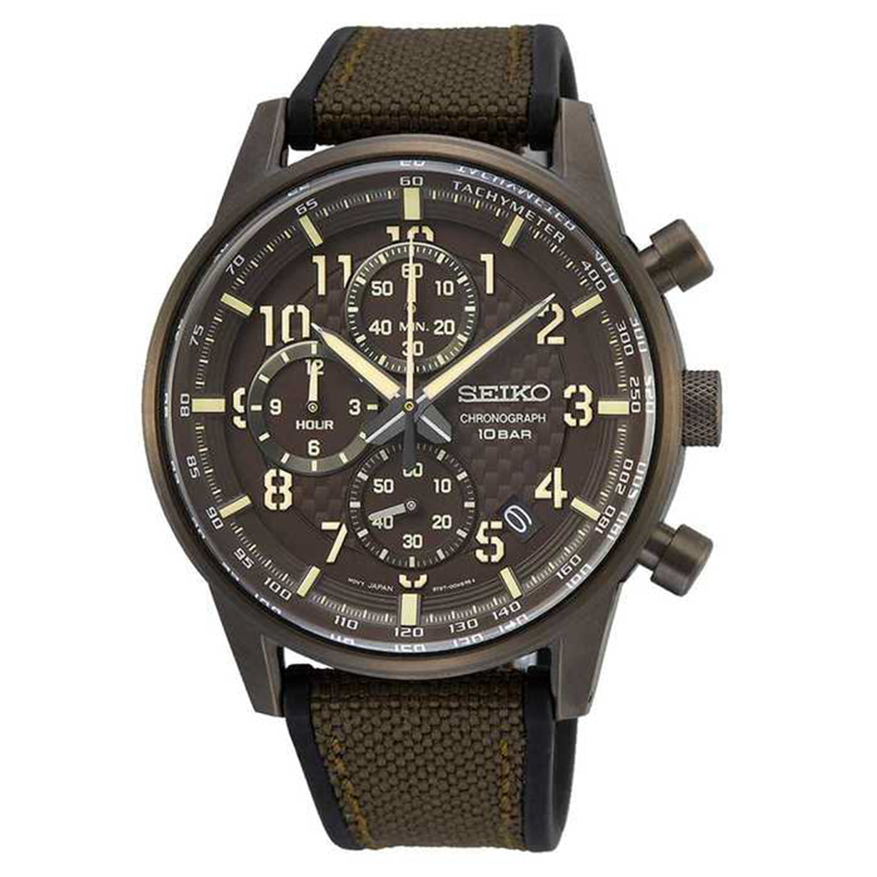 Seiko Discover More Grey Dial Men 42.7mm - view 3