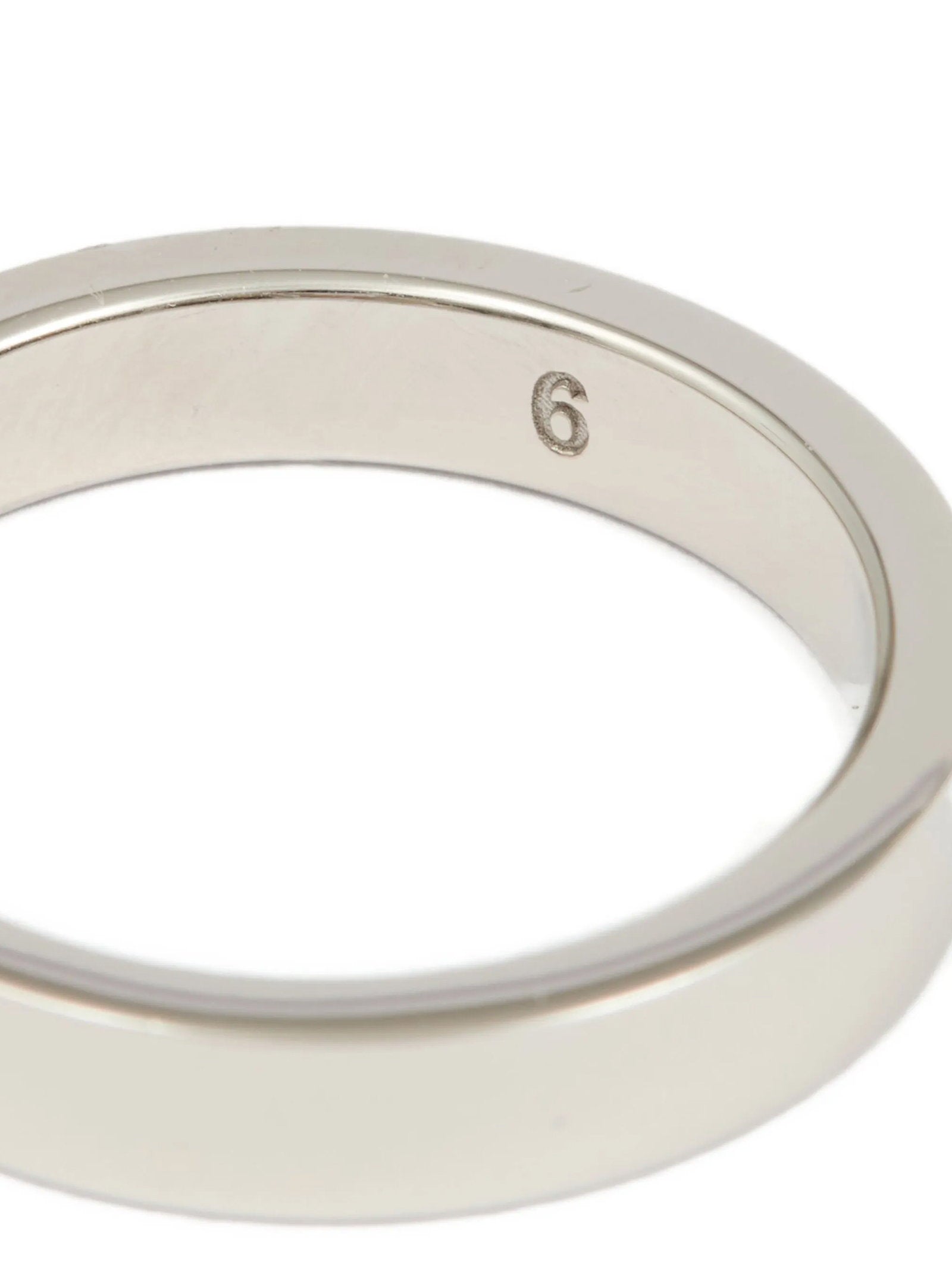 Maison Margiela Logo Ring – 100% silver - view 3
