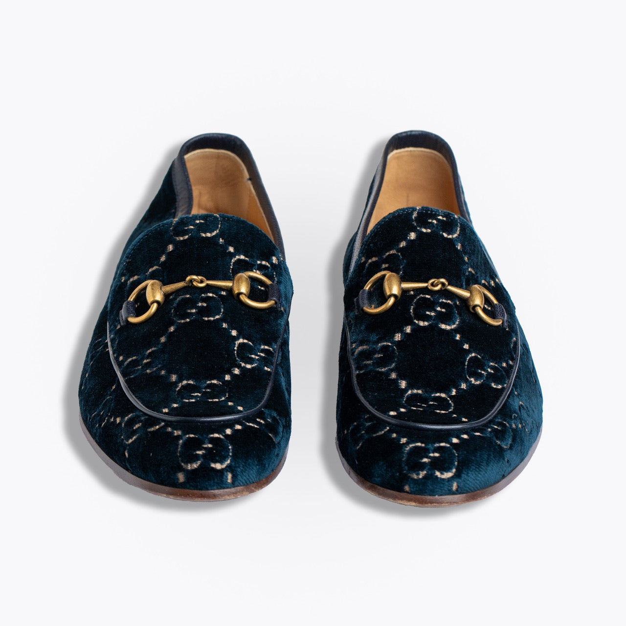 Gucci Jordan GG Velvet Loafer Blue - view 2