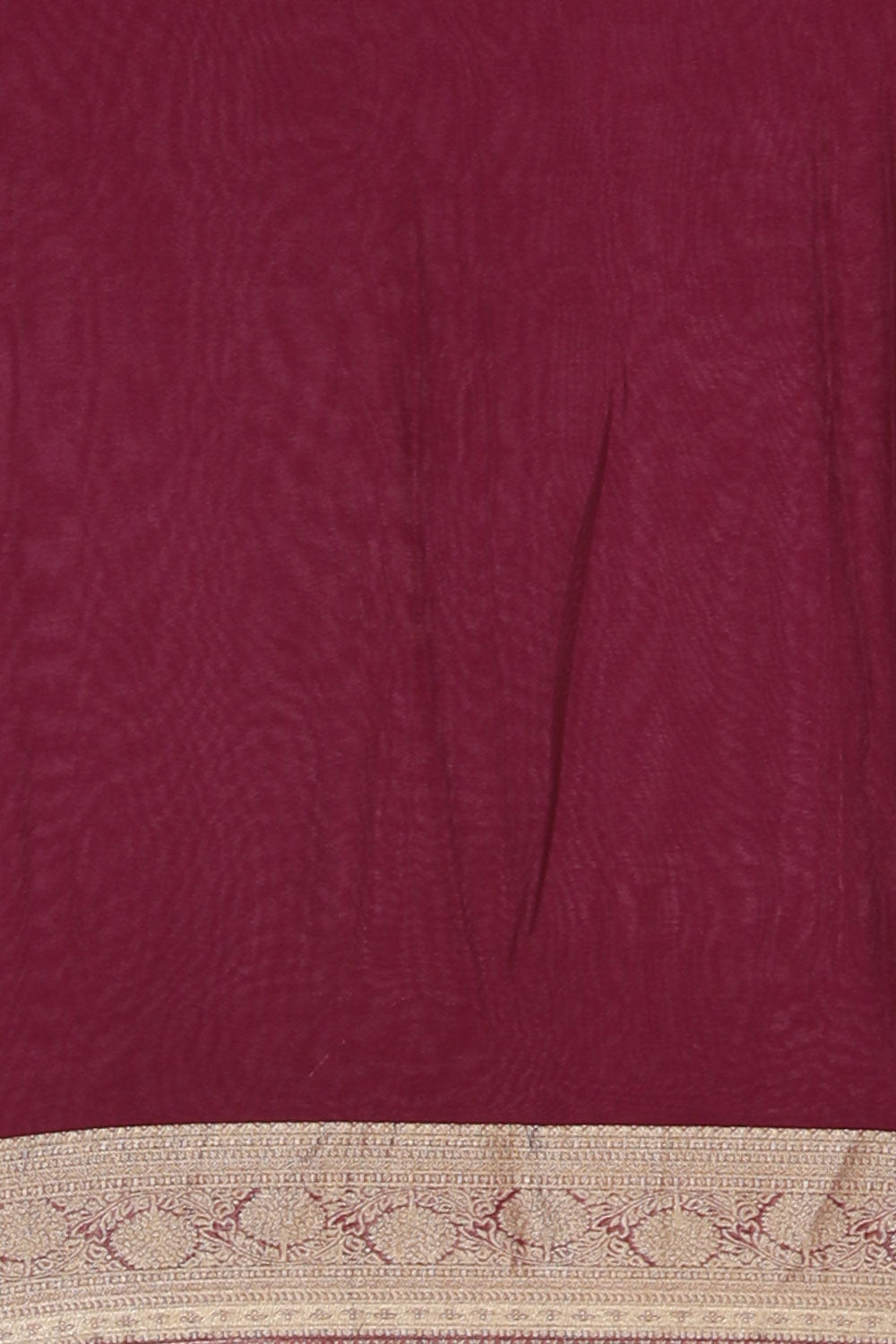 Kalanjali Georgette Violet Saree – Women's - view 4