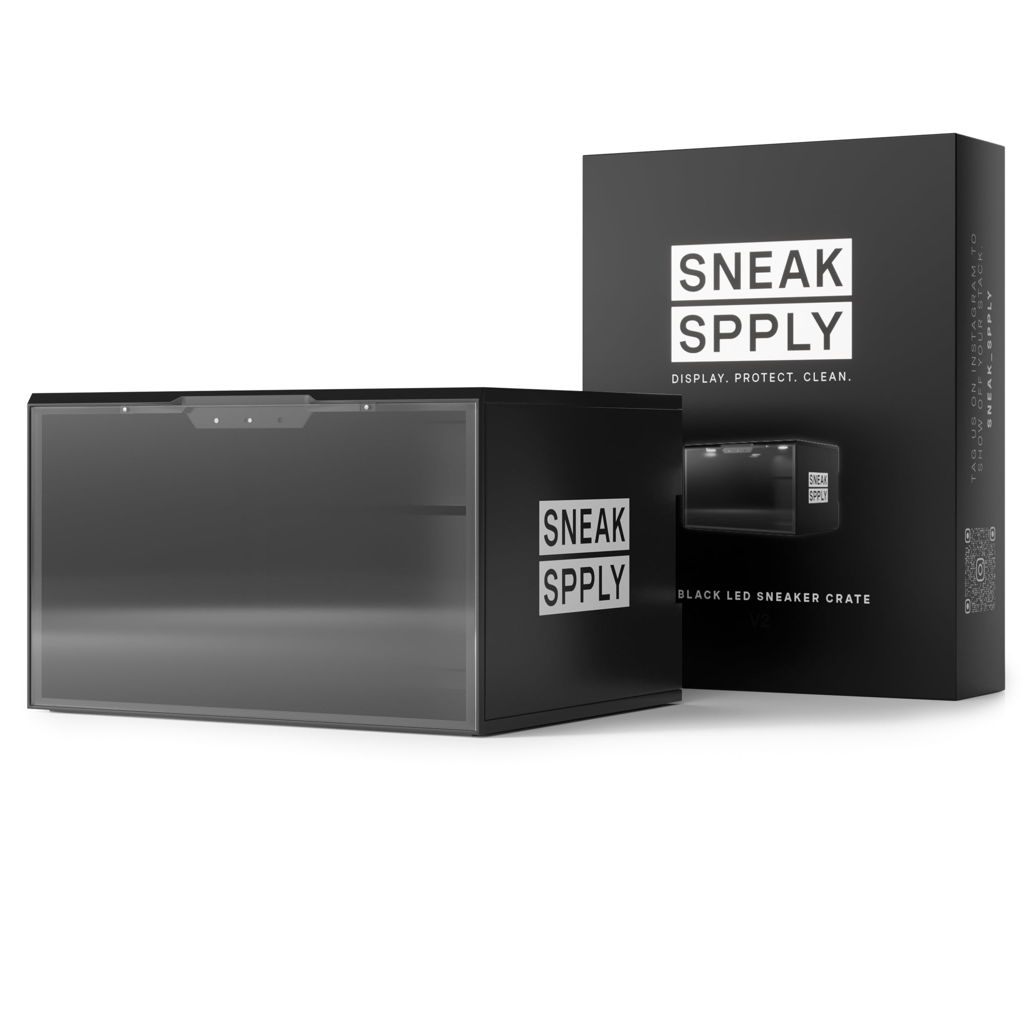 Sneak Spply Stack V2 Led Storage Crate Black - view 2
