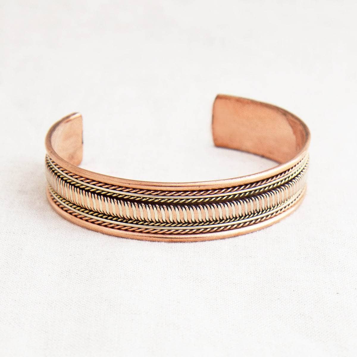 Tiny Rituals Tibetan Handcrafted Copper Infinity Bracelet