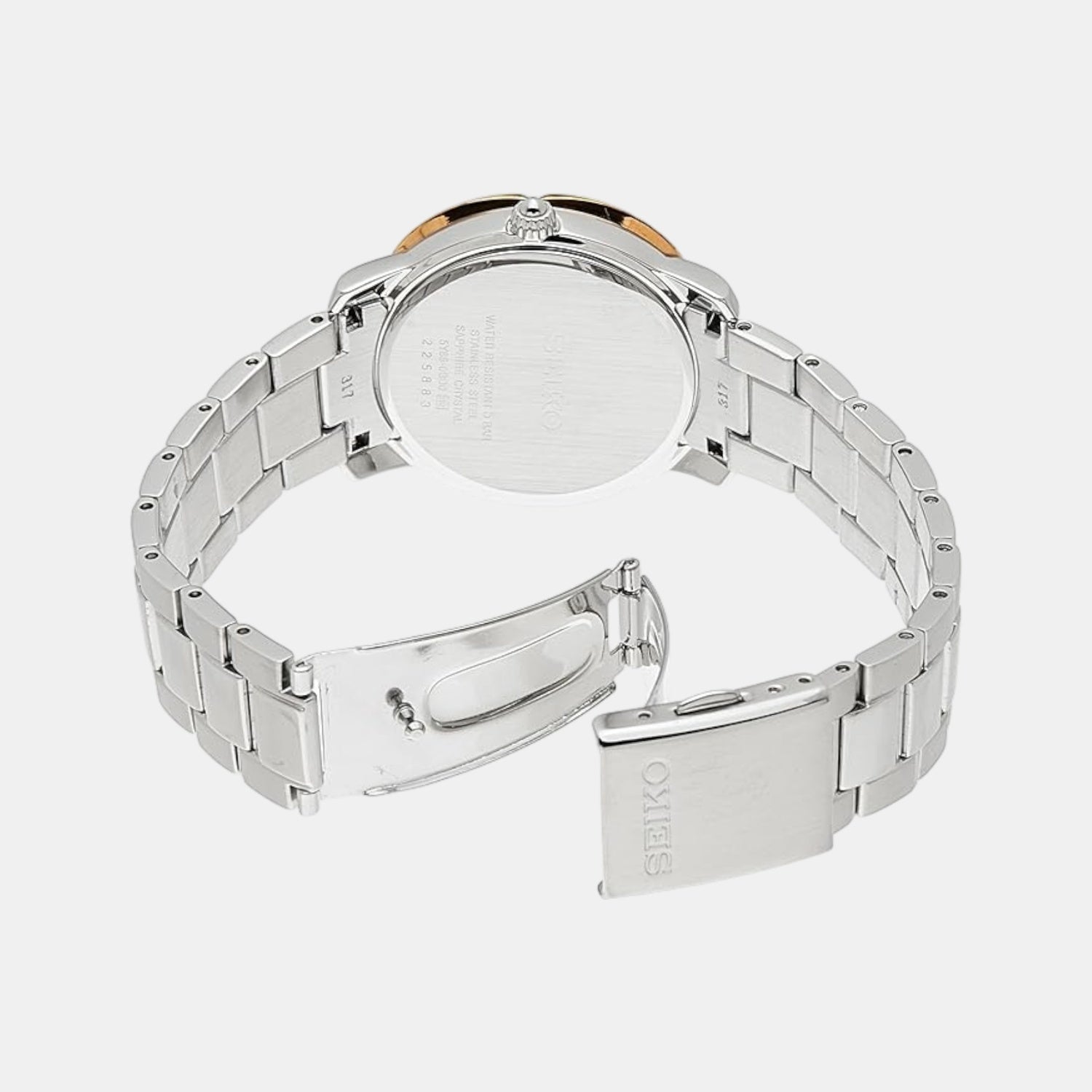 Seiko Dress Women Quartz Silver Dial Multi-Function Stainless Steel Watch SNT880P1 - view 2