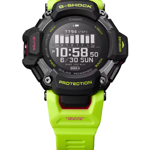 Casio G-Shock G-SQUAD GBD-H2000 Series Black Dial Men 52.6mm G1380 GBD-H2000-1A9 - view 2
