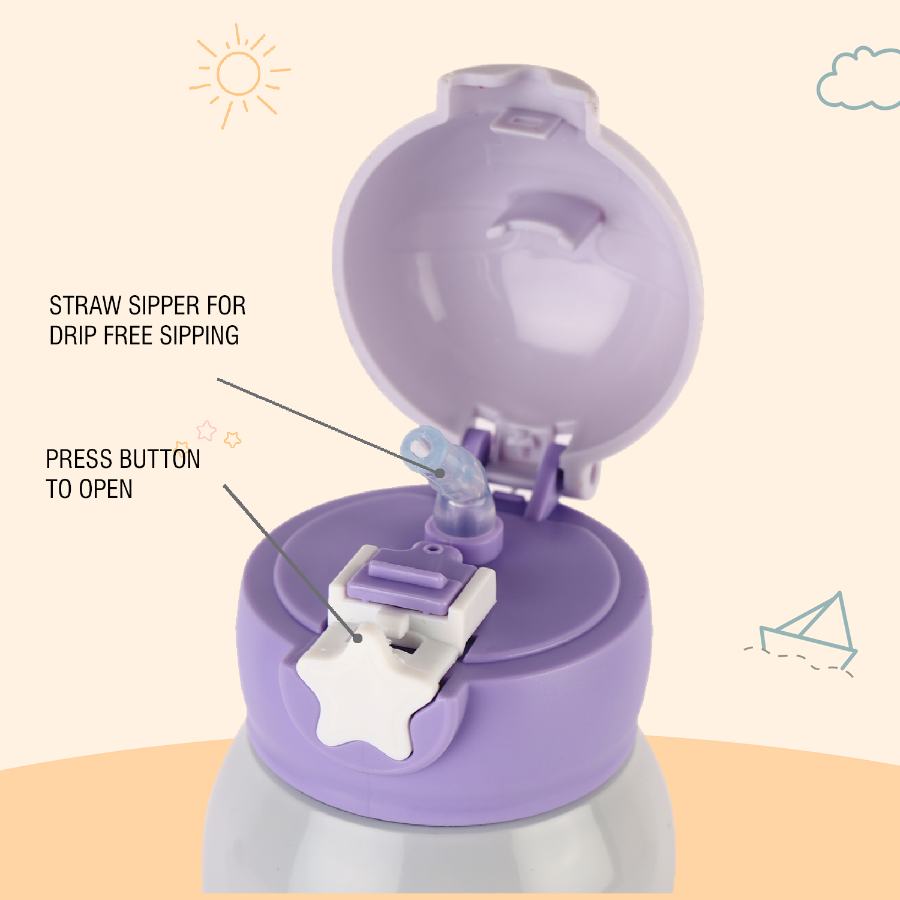 Cello Lucky Hot & Cold Stainless Steel Kids Water Bottle, 500ml - view 18