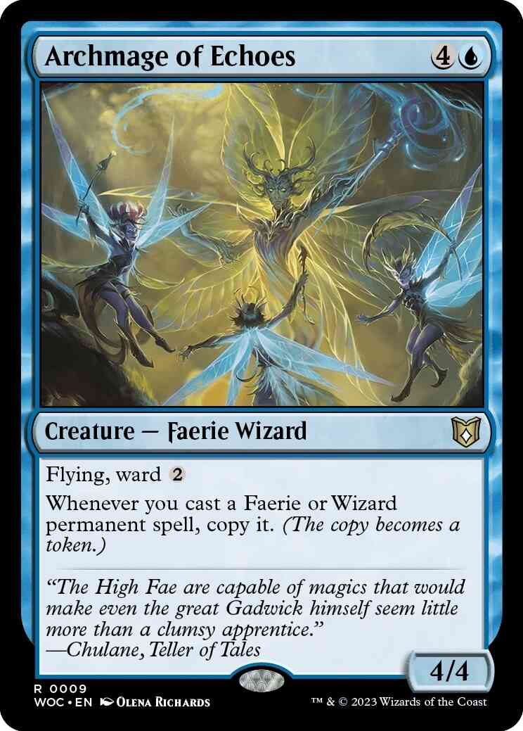 Magic Archmage of Echoes [9] [Wilds of Eldraine: Commander] [Non-Foil]