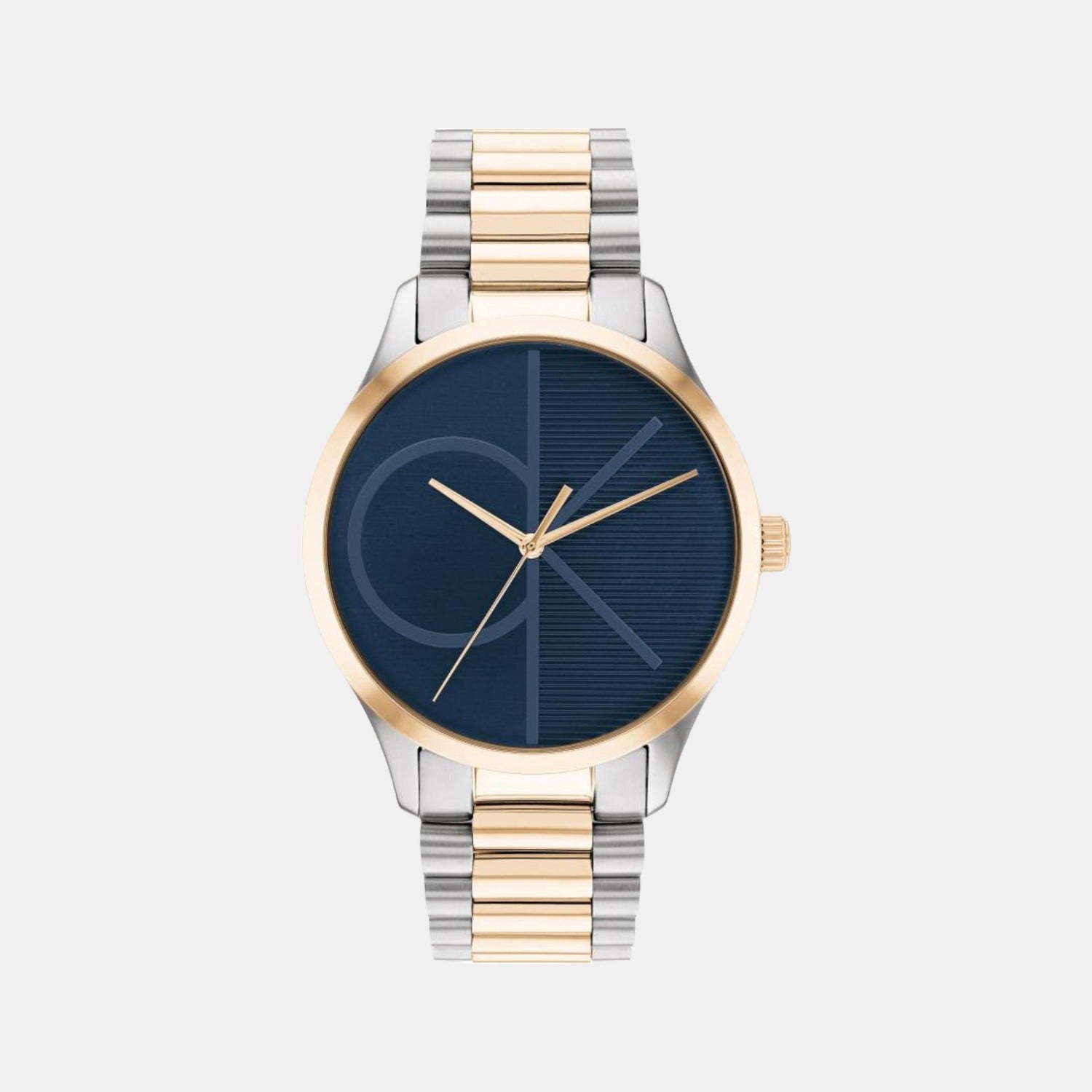Calvin Klein Ck Iconic Unisex Quartz Blue Dial Analog Stainless Steel Watch 25200165