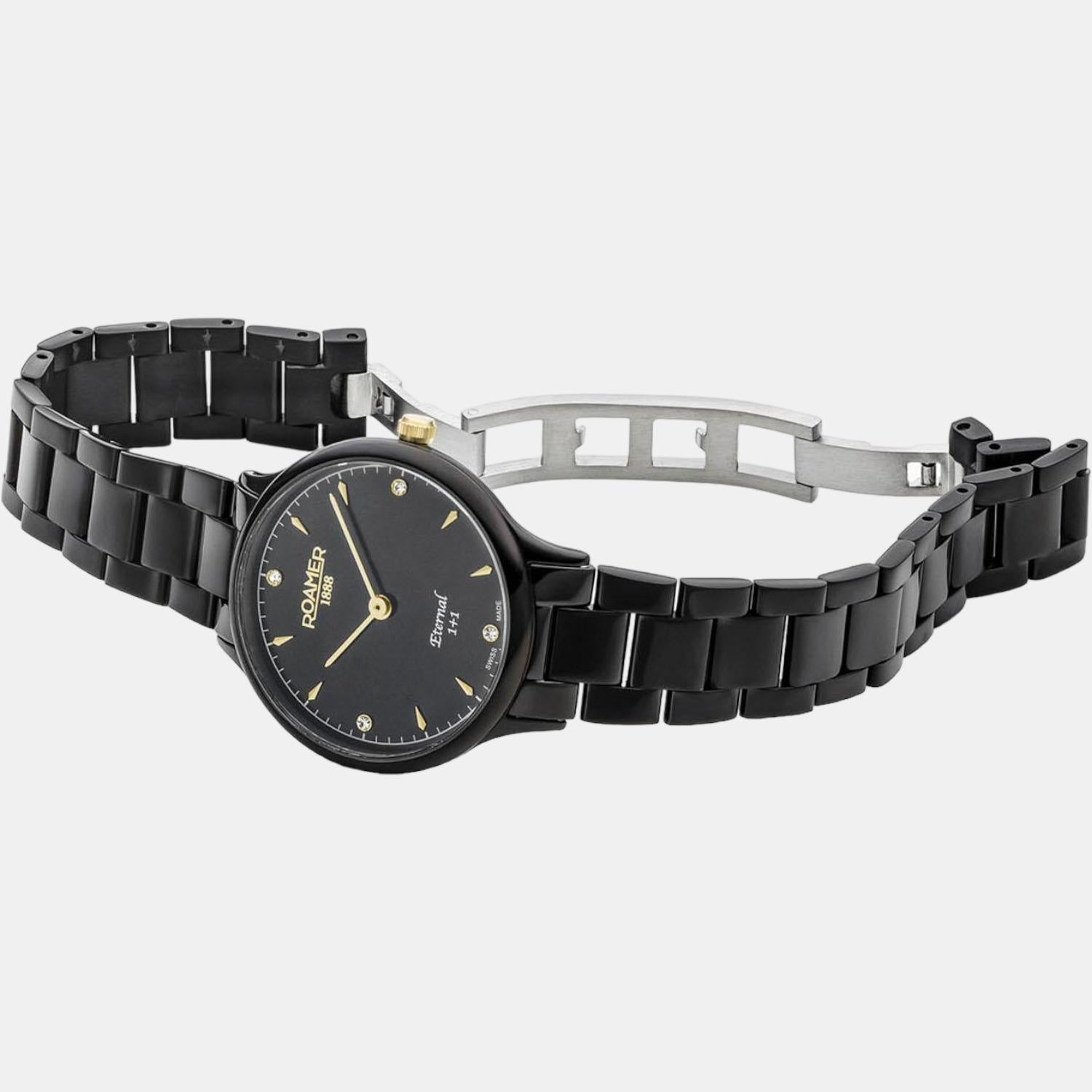 Roamer Eternal Women Quartz Grey Dial Analog Stainless Steel Watch 863857 45 55 50 - view 2