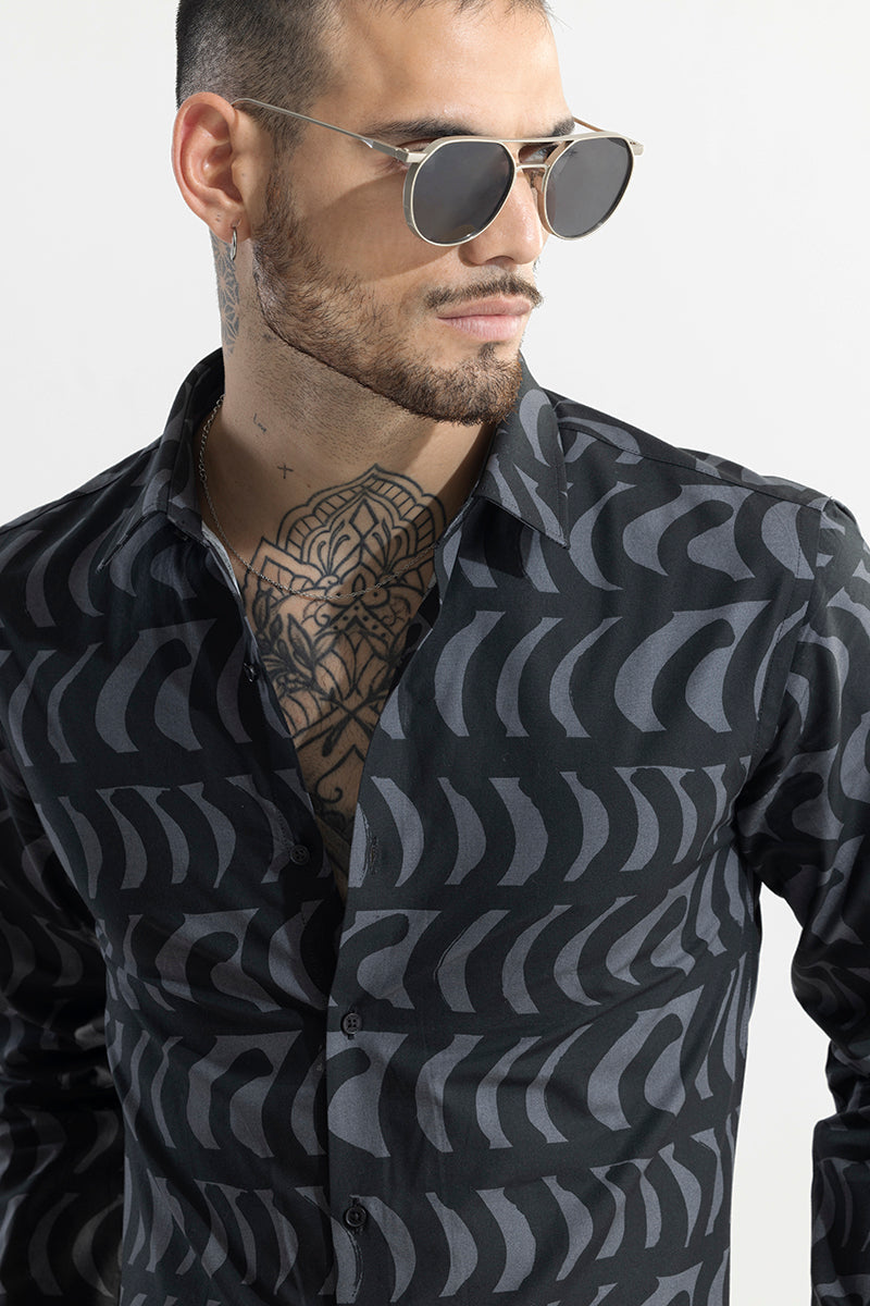 SNITCH Bracket Burst Black Shirt - view 5