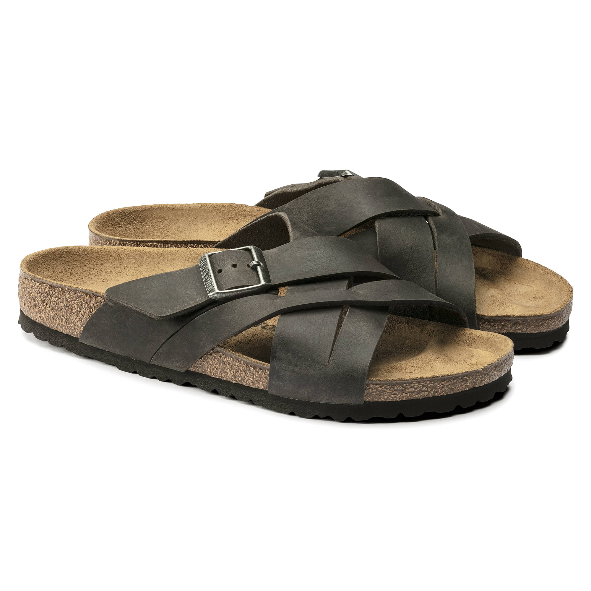 Birkenstock Lugano Oiled Leather – Gray Gray/Camberra Iron - view 4