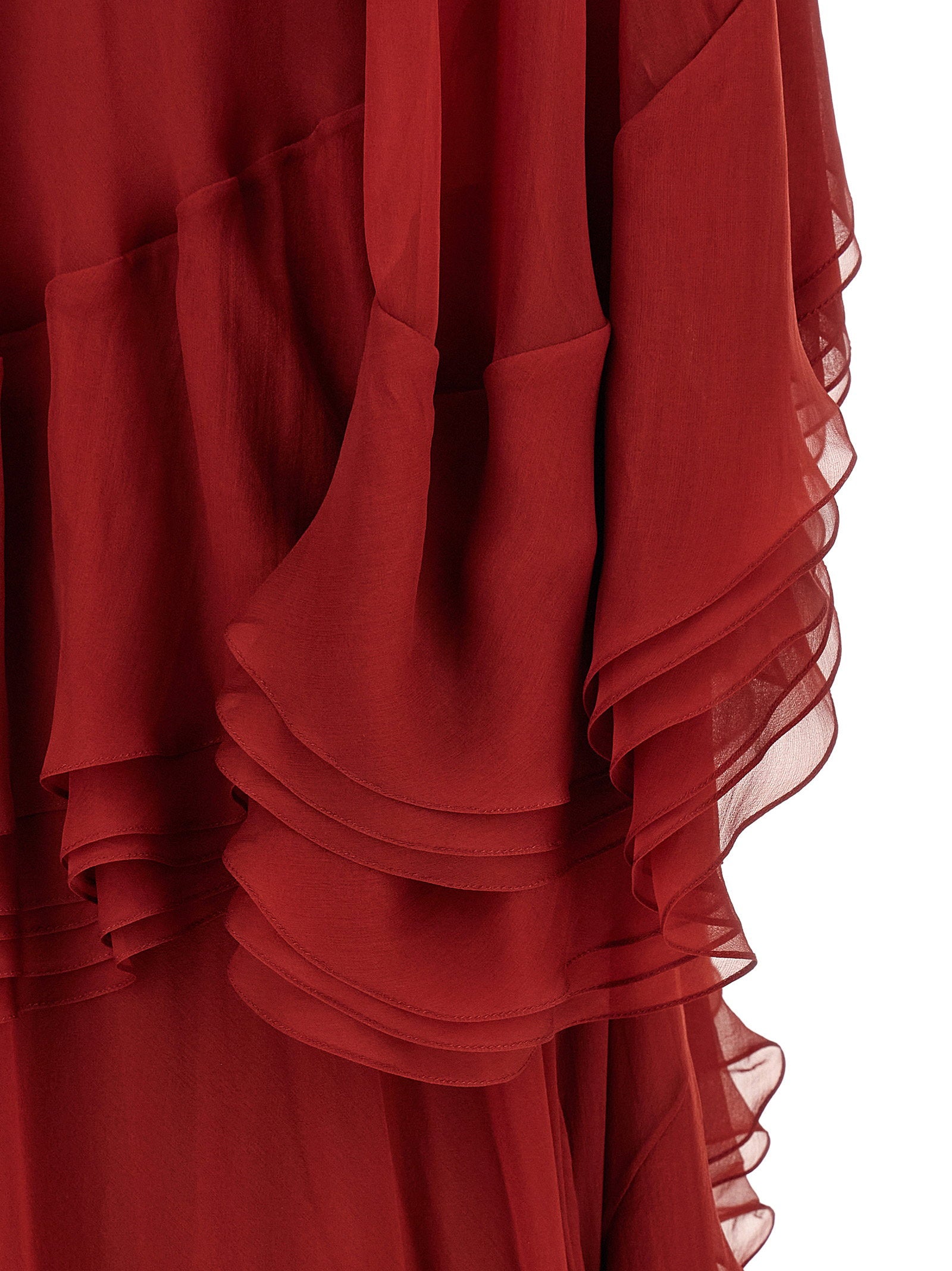 Alberta Ferretti Ruffle Dress – 100% silk - view 4