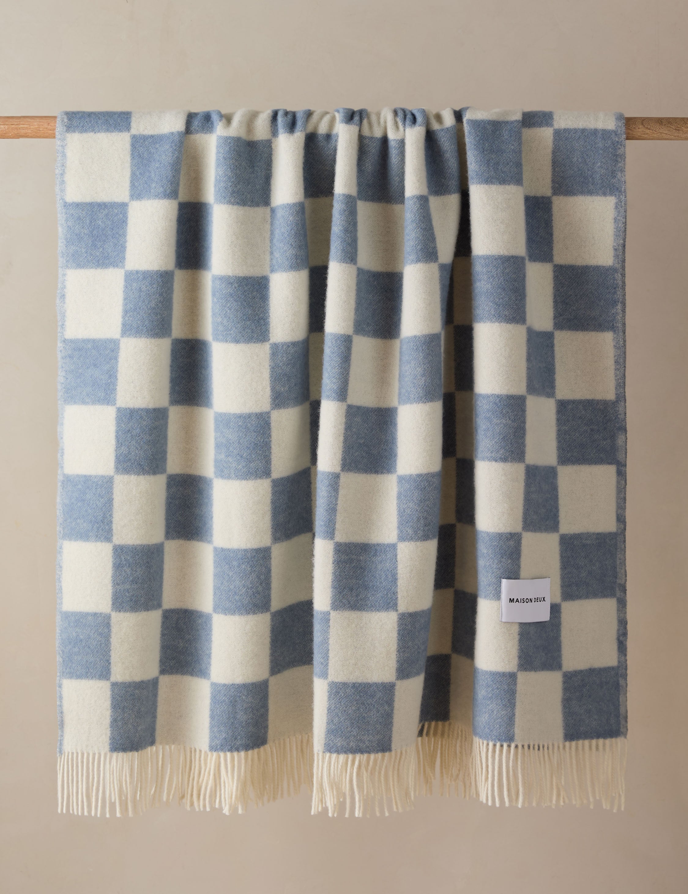 Lulu and Georgia Checkerboard Throw by Maison Deux - view 2