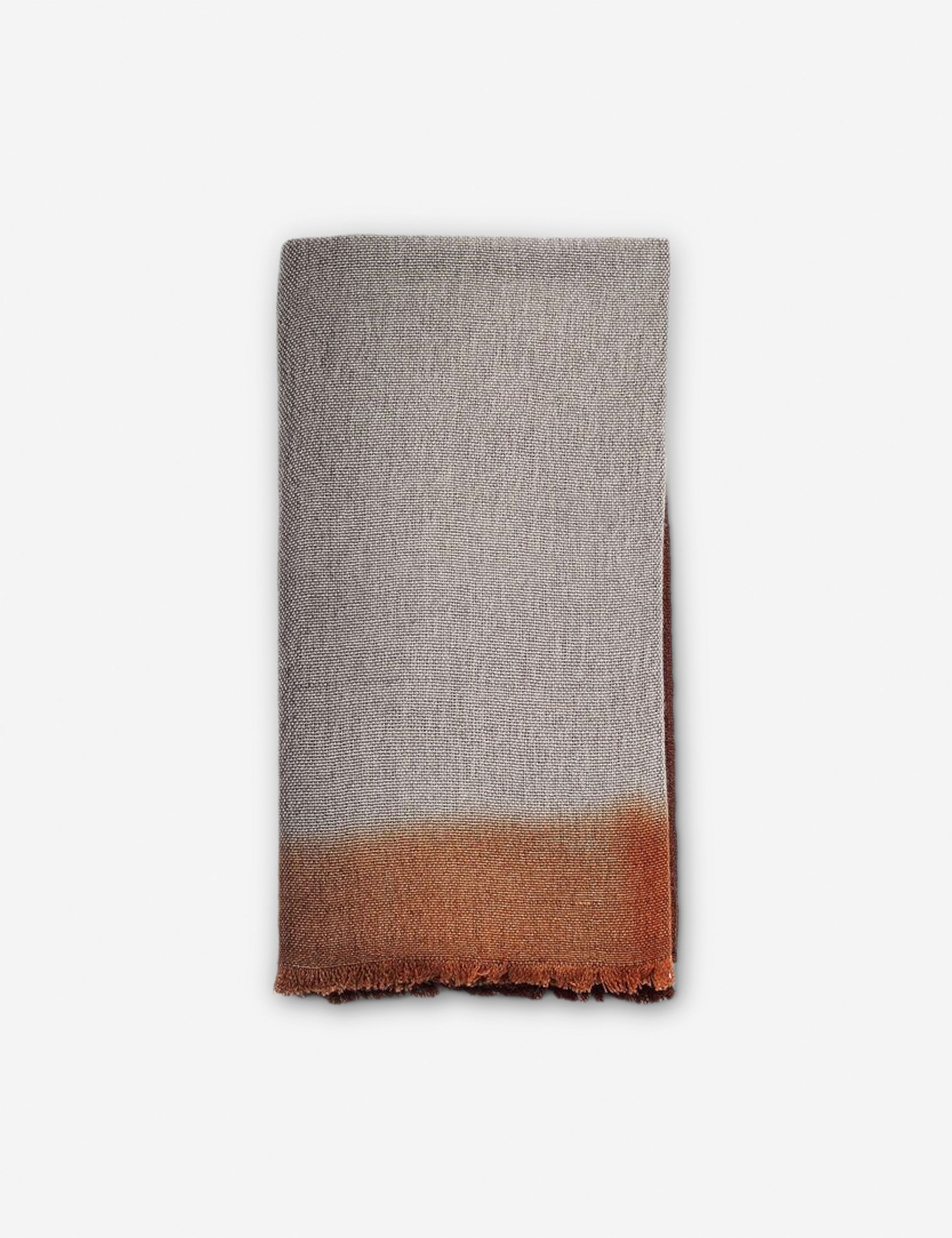 Lulu and Georgia Simply Taupe Wool Throw by Studio Variously