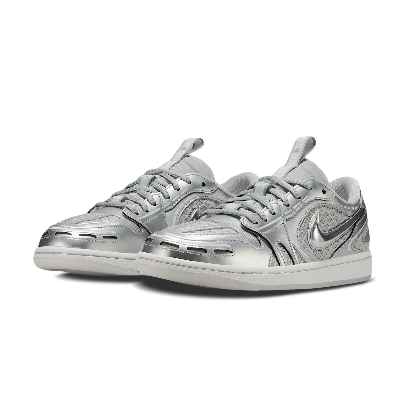 HYPE ELIXIR Air Jordan 1 Low Method of Make Metallic Silver - view 2
