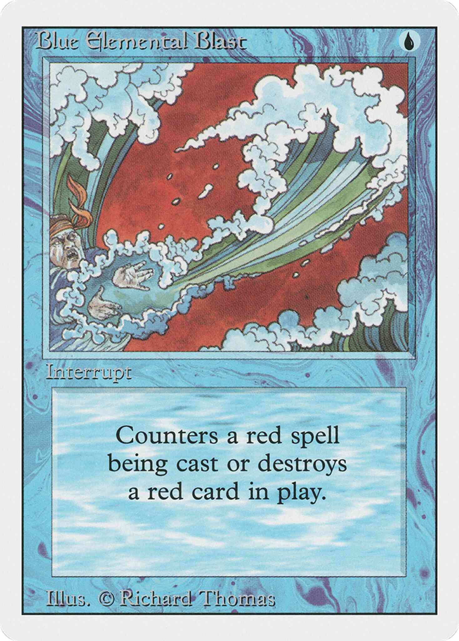 Magic Blue Elemental Blast [49] [Revised Edition] [Non-Foil]